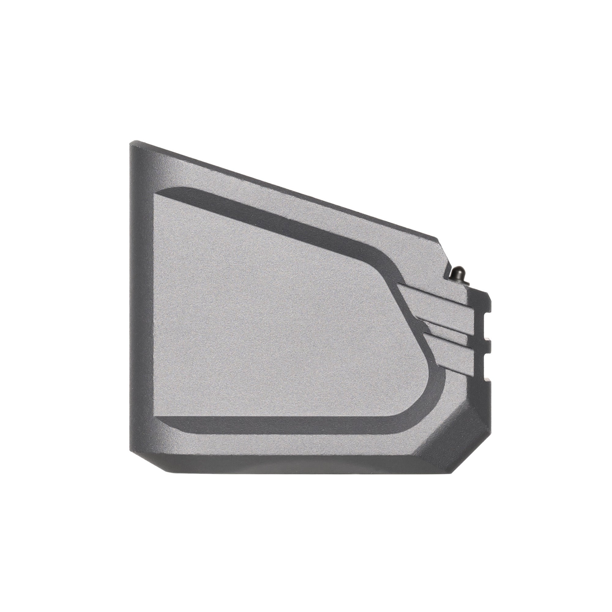 Tyrant CNC Magazine Extension for Glock 17/19x/22/34/35/45 – Adds 6 Rounds for 9mm and 5 Rounds for .40 cal, Gray