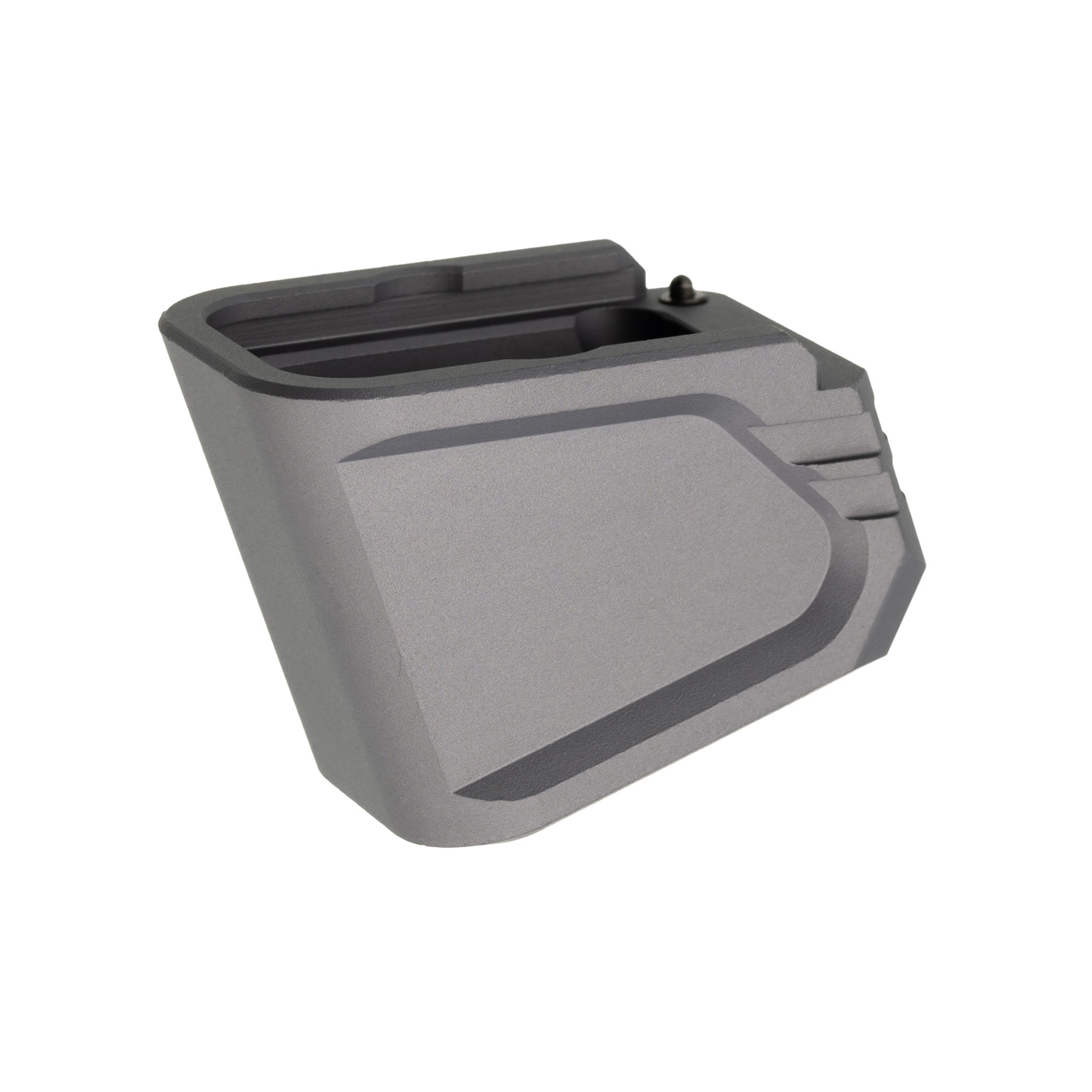 Tyrant CNC G19/G23/G26 Magazine Extension - Adds 5 Rounds, Gray