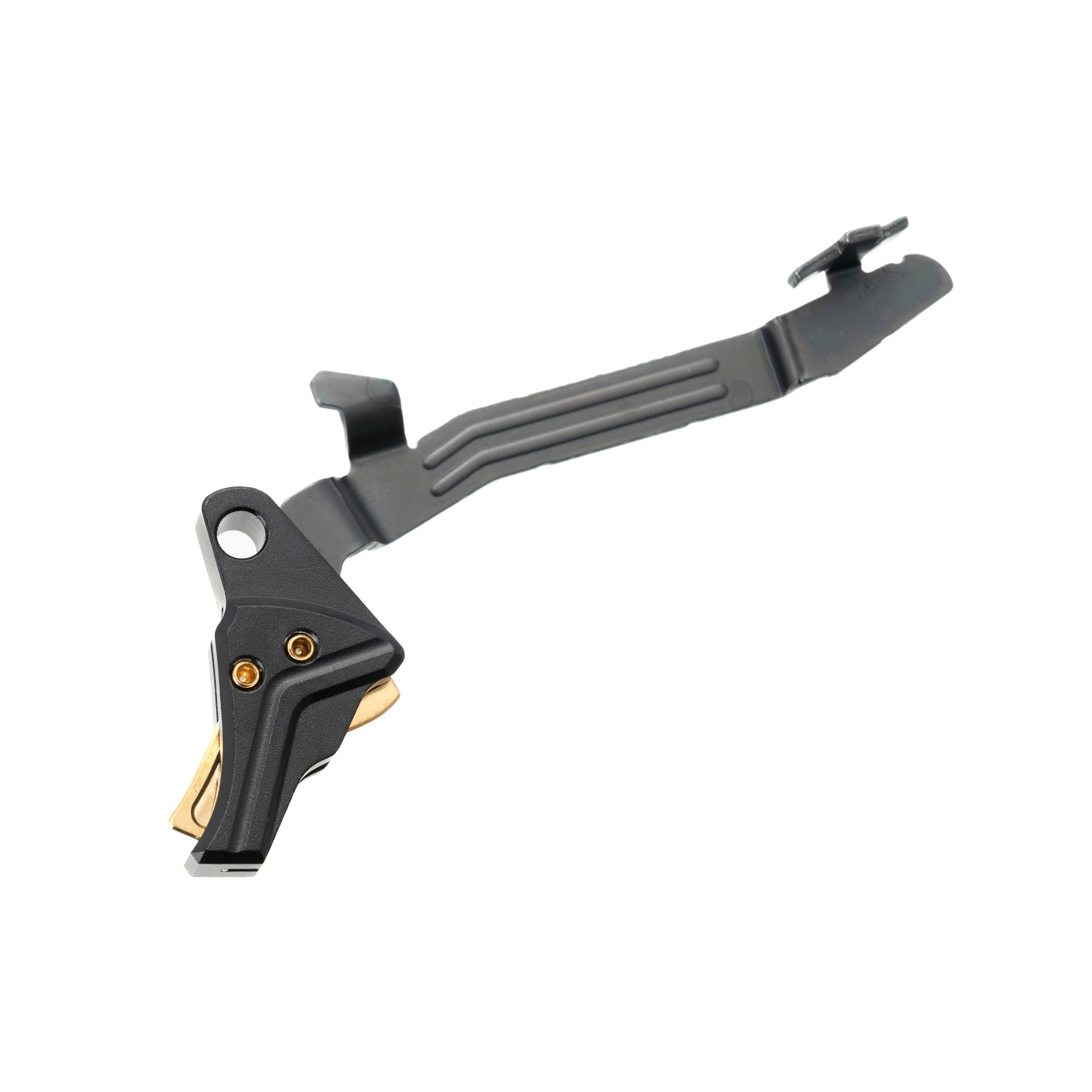 Tyrant CNC Improved Tyrant Trigger System for Glock 43, 43X, and 48 - Black and Gold