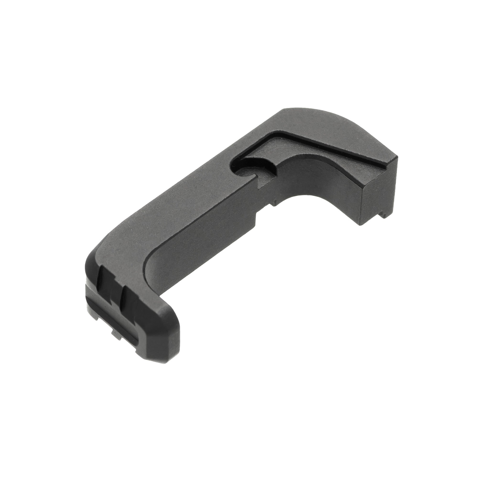 Tyrant CNC Glock Extended Magazine Release for Full-Frame 9mm Glocks, Black (Part #TD-GEMR-BLK)