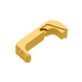 Tyrant CNC Glock Extended Magazine Release for Full-Frame 9mm Glocks – Gold (Part Number TD-GEMR-GLD)