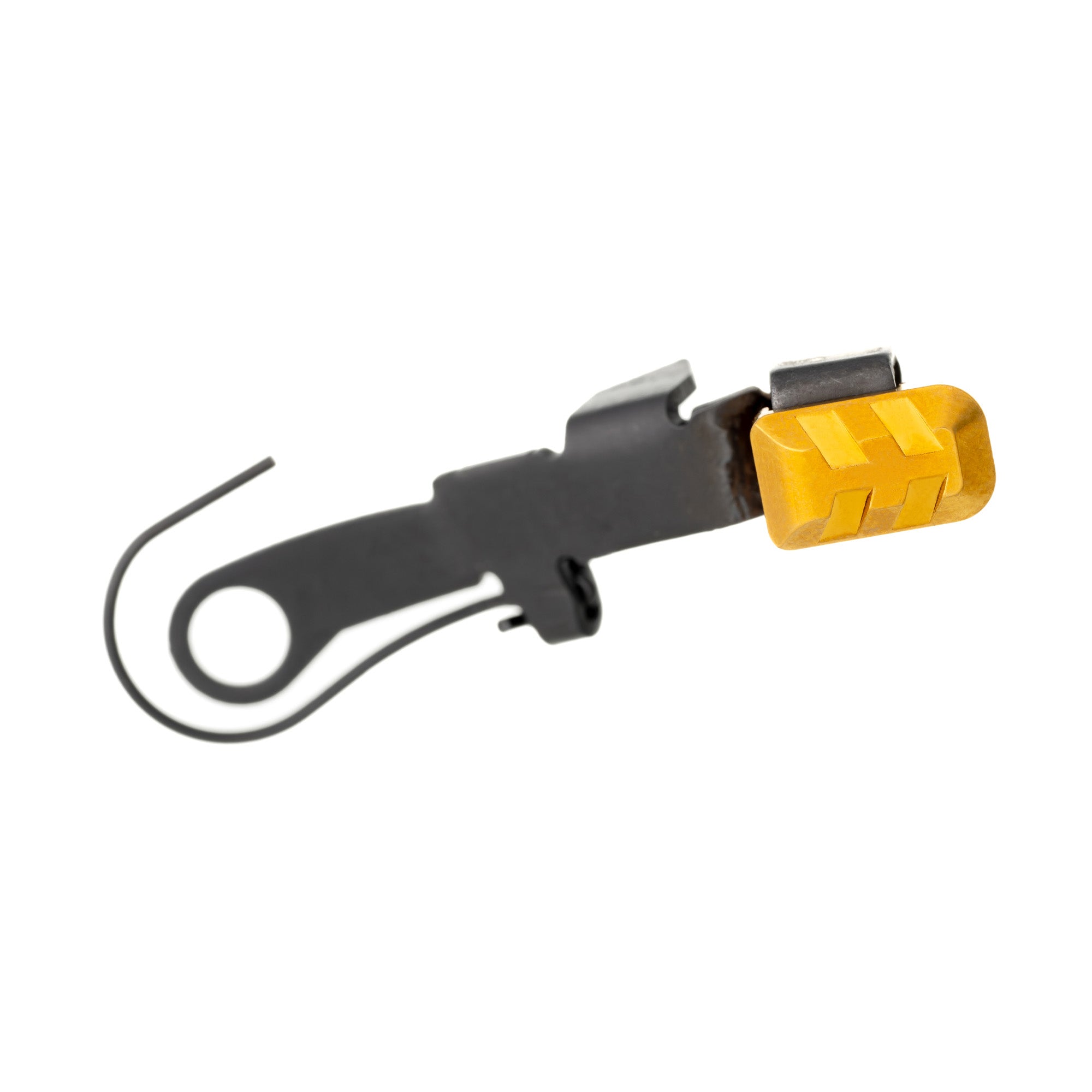 Tyrant CNC Gold Extended Slide Stop for Glock G2-4 – Enhanced Grip and Durability