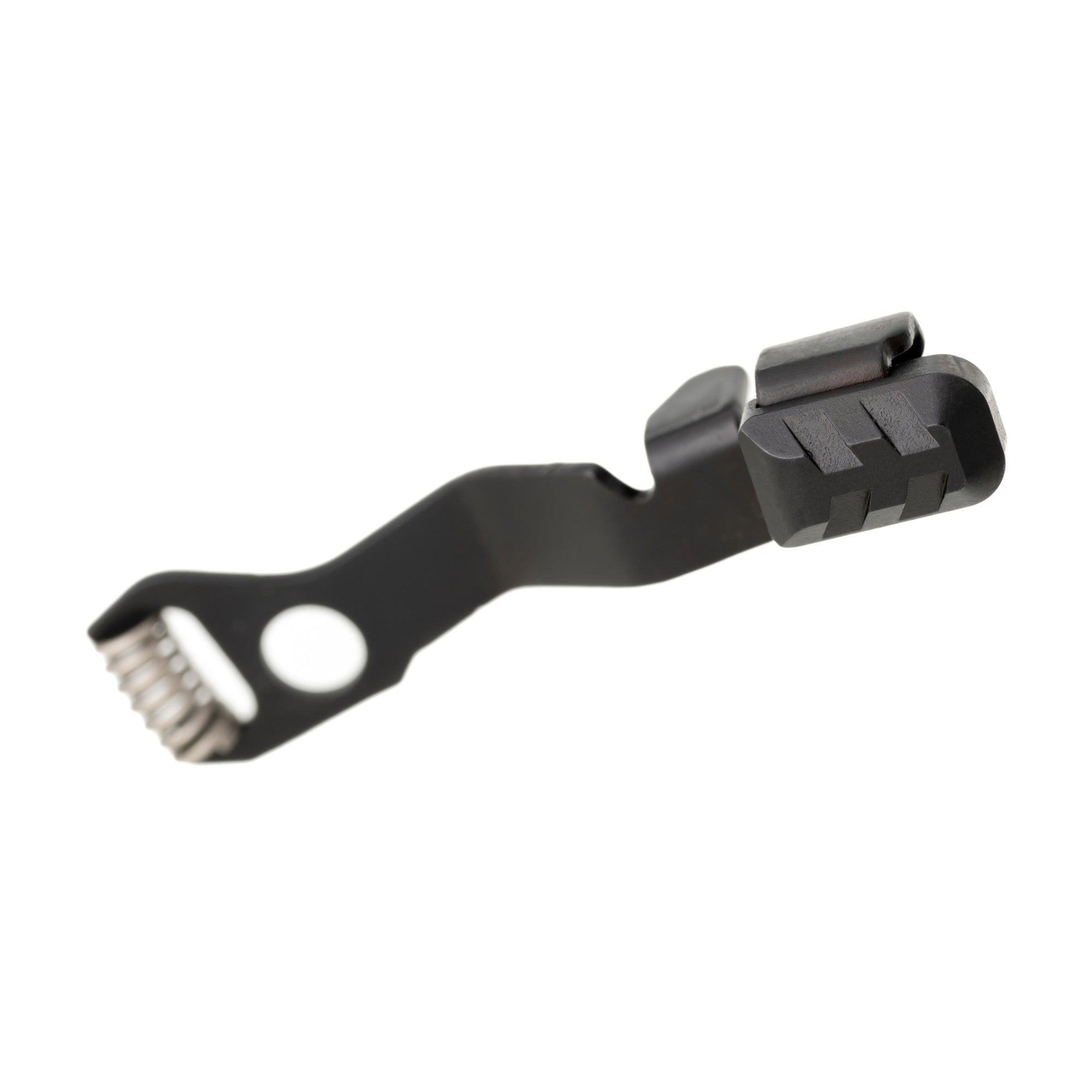 Tyrant CNC Extended Slide Release for Glock 43X in Black – Part Number TD-GSTOP-48-BLACK