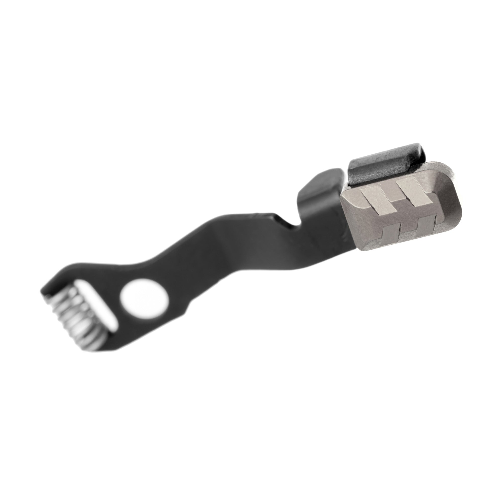 Tyrant CNC Glock 43X Extended Slide Release Gray – Part Number TD-GSTOP-48-G