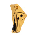 Tyrant CNC Improved Tyrant Trigger System for Glock Gen 5 - Gold and Black Trigger Shoe