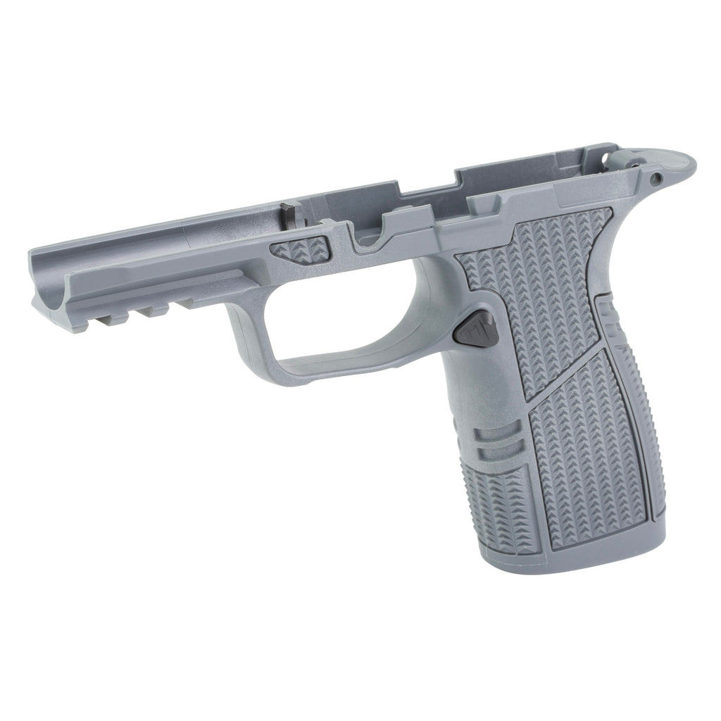 Tyrant CNC P365 X Macro Grip Module in Gray – Enhanced Full-Length Frame Upgrade