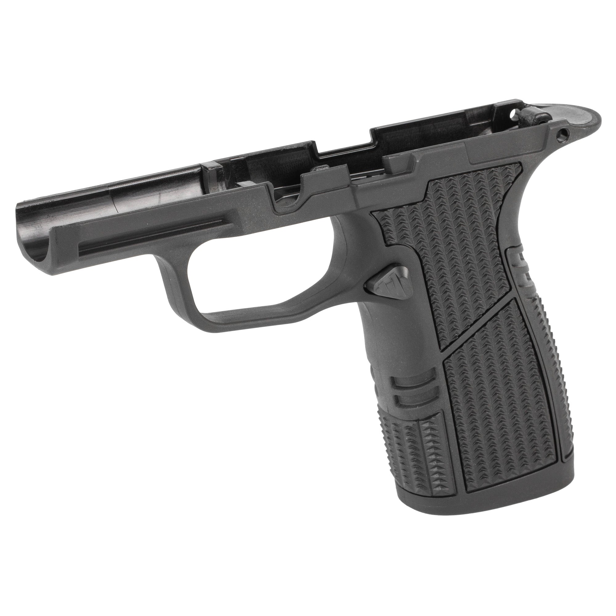 Tyrant CNC P365 Grip Module Snub Size Black – Compact and Efficient Firearm Upgrade