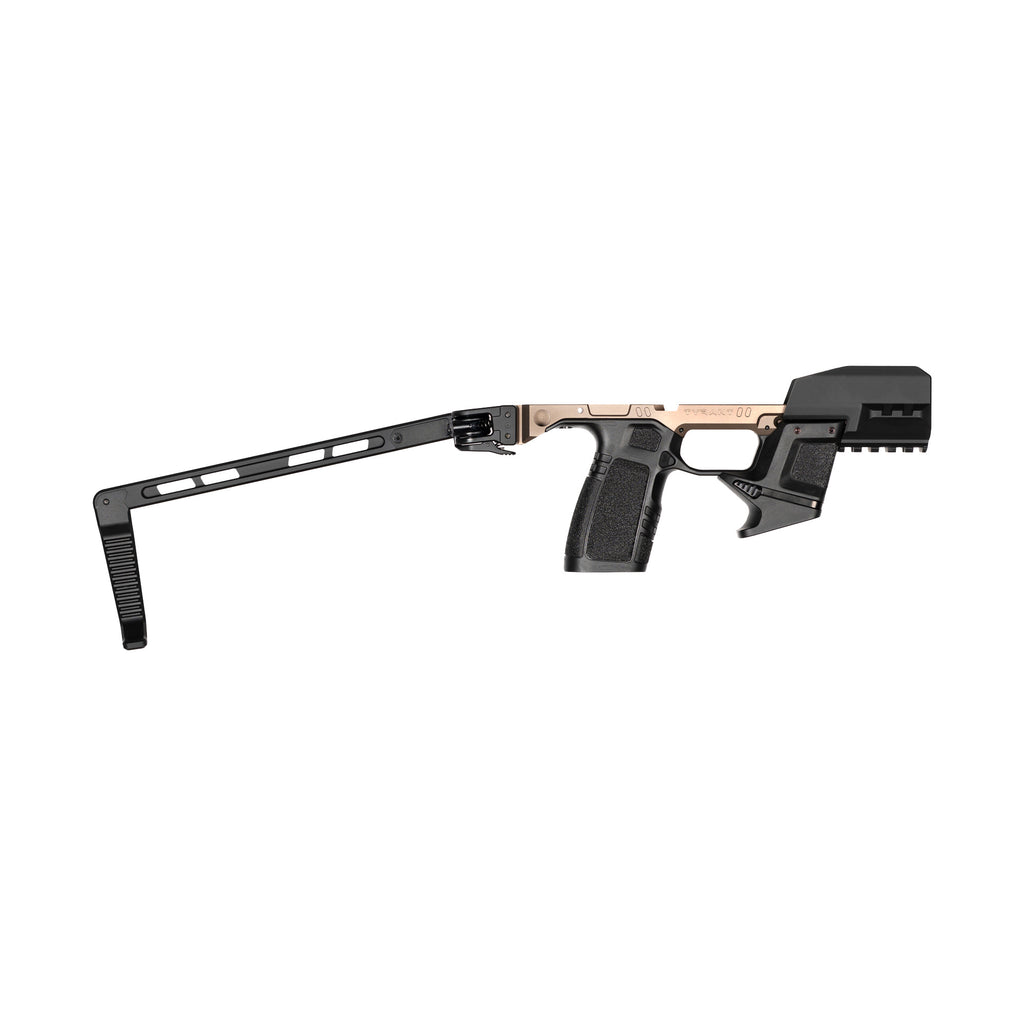 Tyrant CNC TWS Braced Chassis for Glock P365 in Bronze