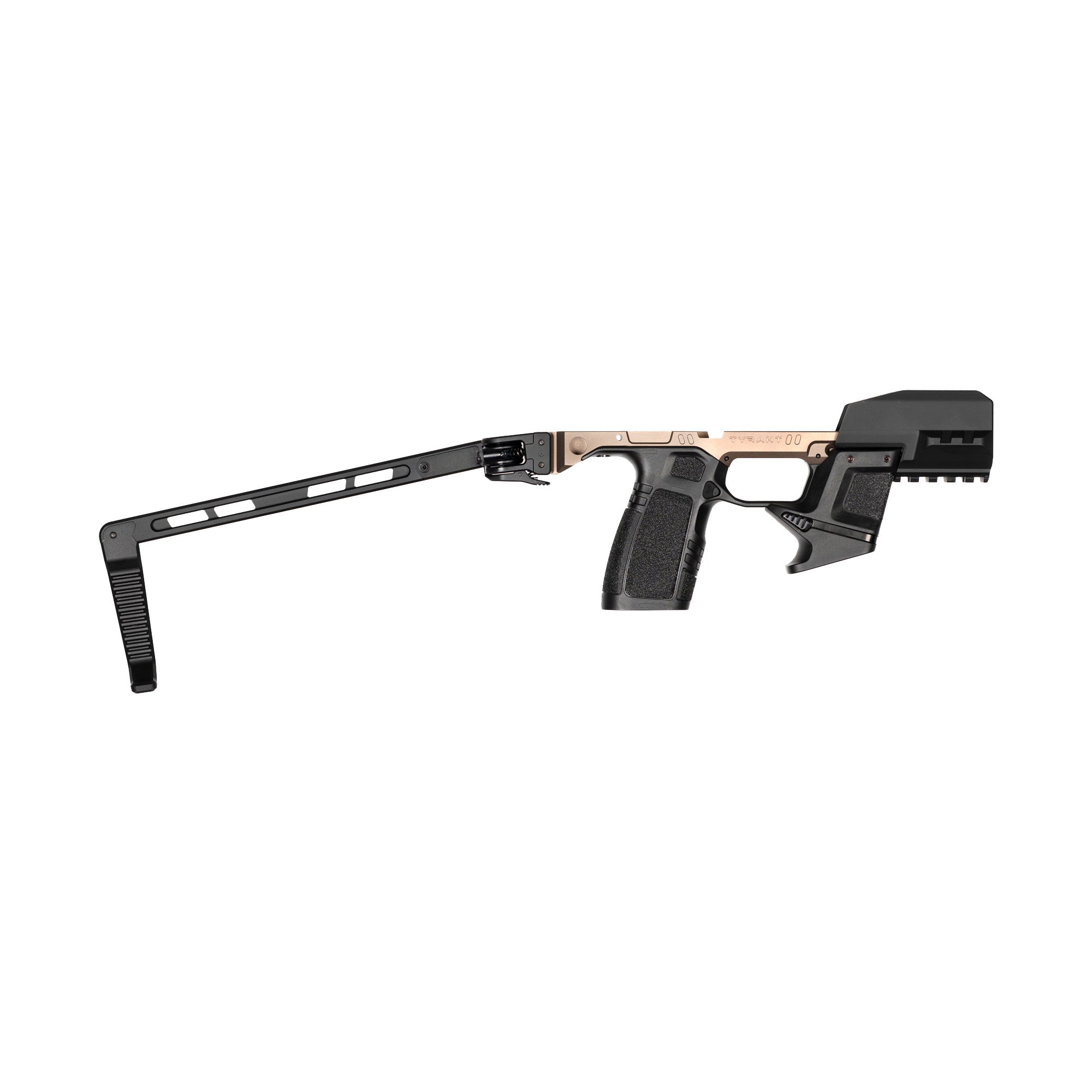 Tyrant CNC TWS Braced Chassis for Glock P365 in Bronze
