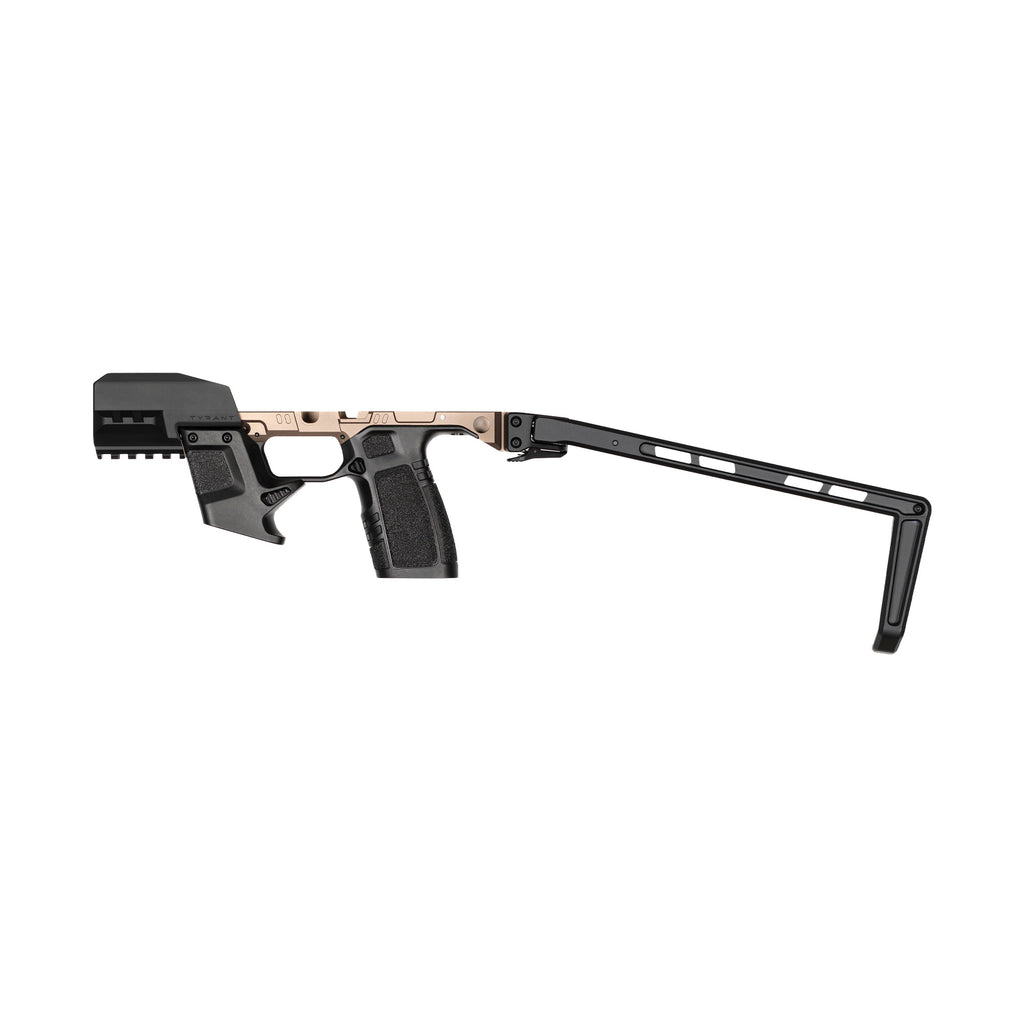 Tyrant CNC TWS Braced Chassis for Glock P365 in Bronze