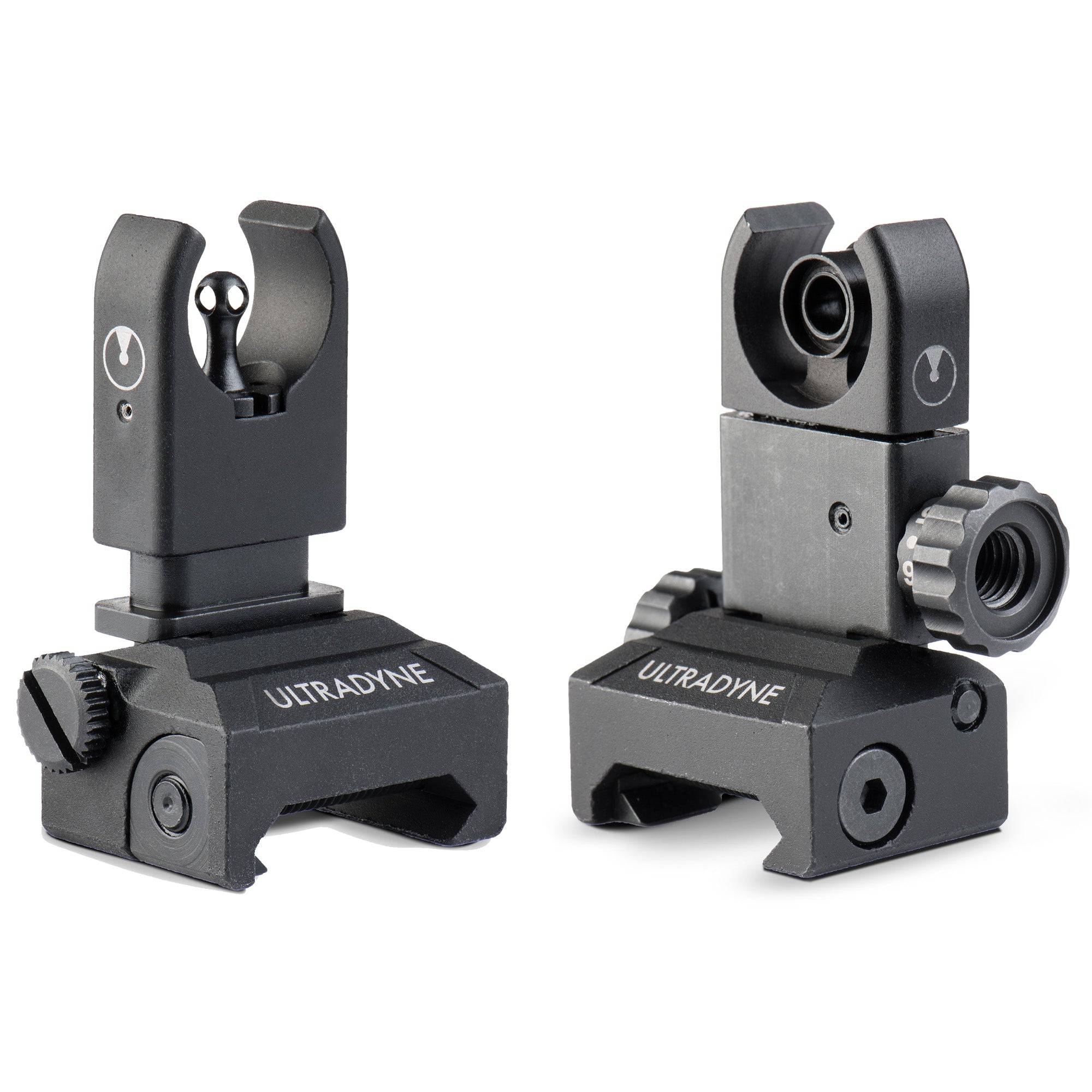 Ultradyne USA C4 Folding Front and Rear Sight Combo – Precision Iron Sights for Accurate Shooting
