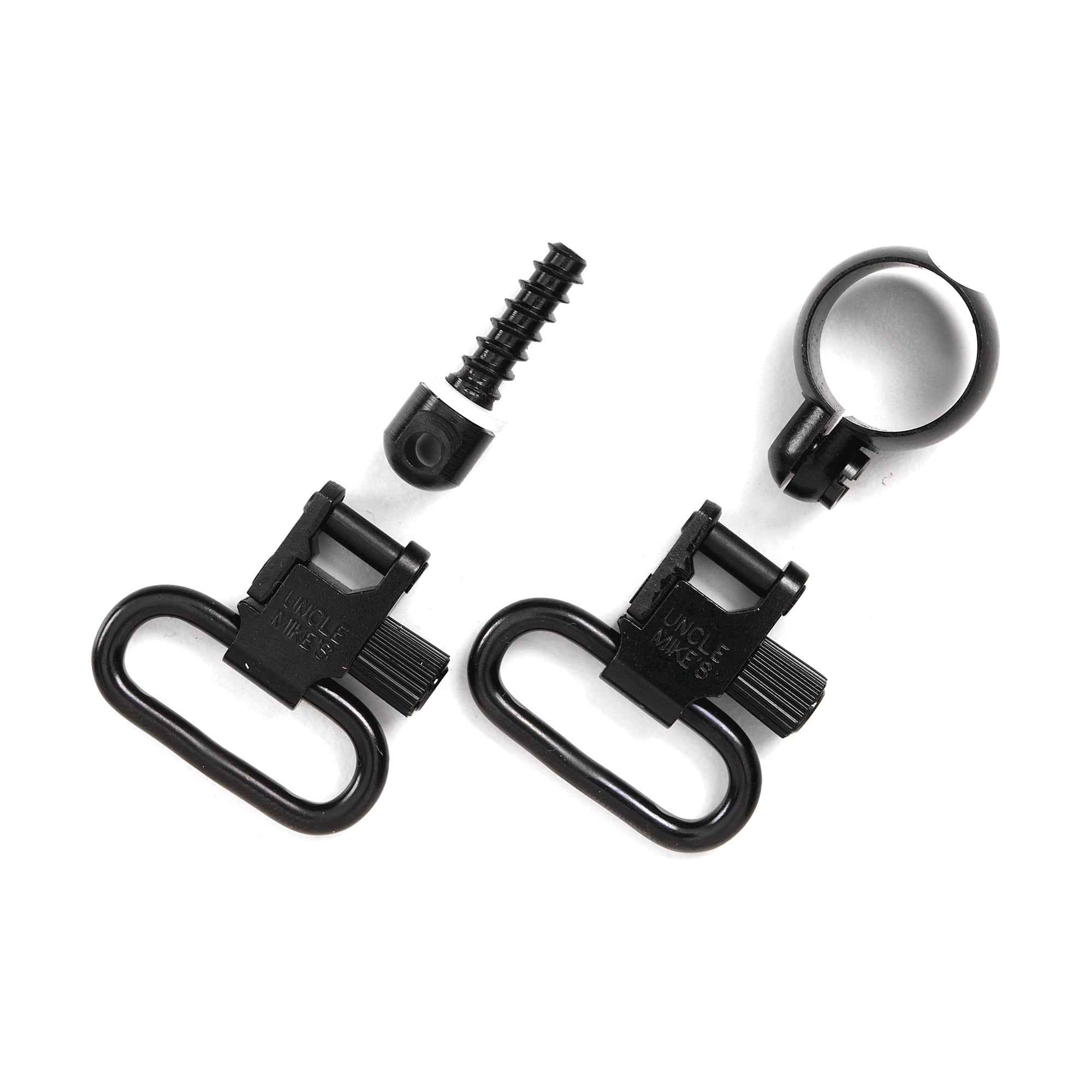 Uncle Mike's Quick Detach 115 CF Lever Action Sling Swivels – Black, Model 13312