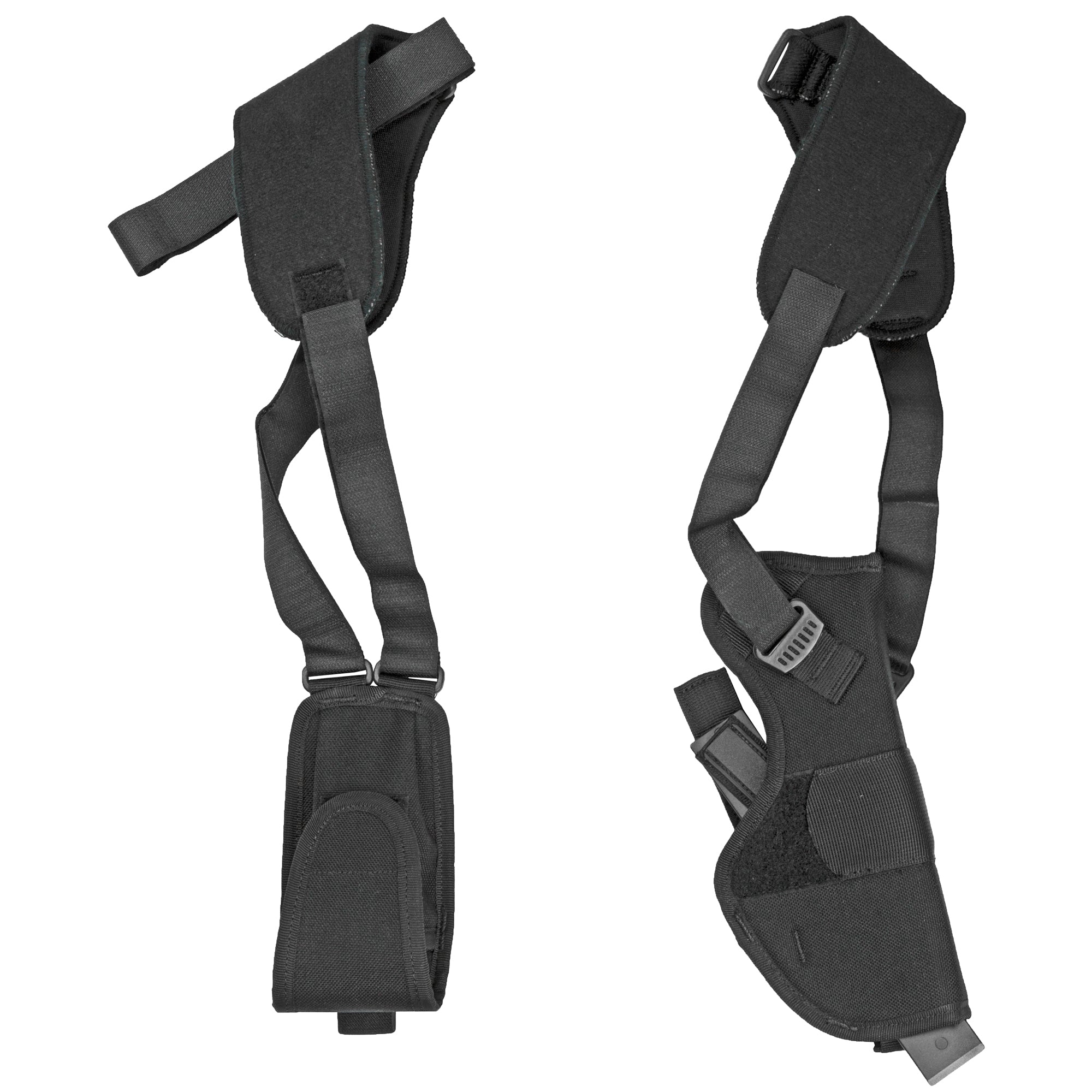 Uncle Mike's Pro-Pak Shoulder Holster for Right Hand, 4-Inch Barrel, Black Nylon