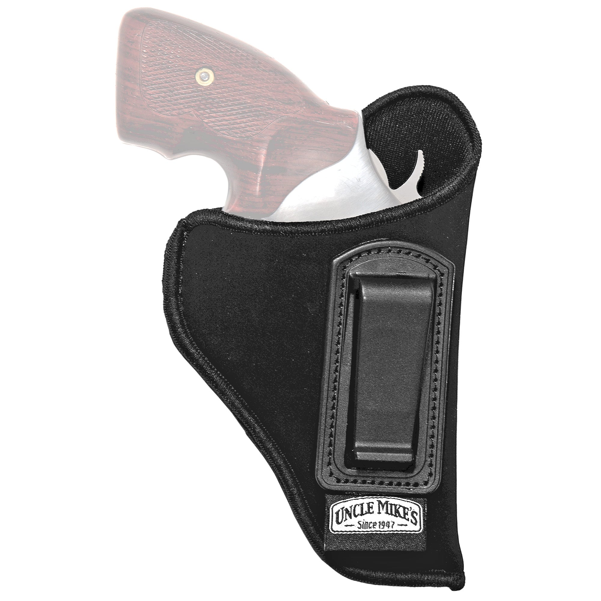 Uncle Mike's Inside Pant Holster for Left Hand, 3.25 Inch Barrel, Black Suede Model UM89122