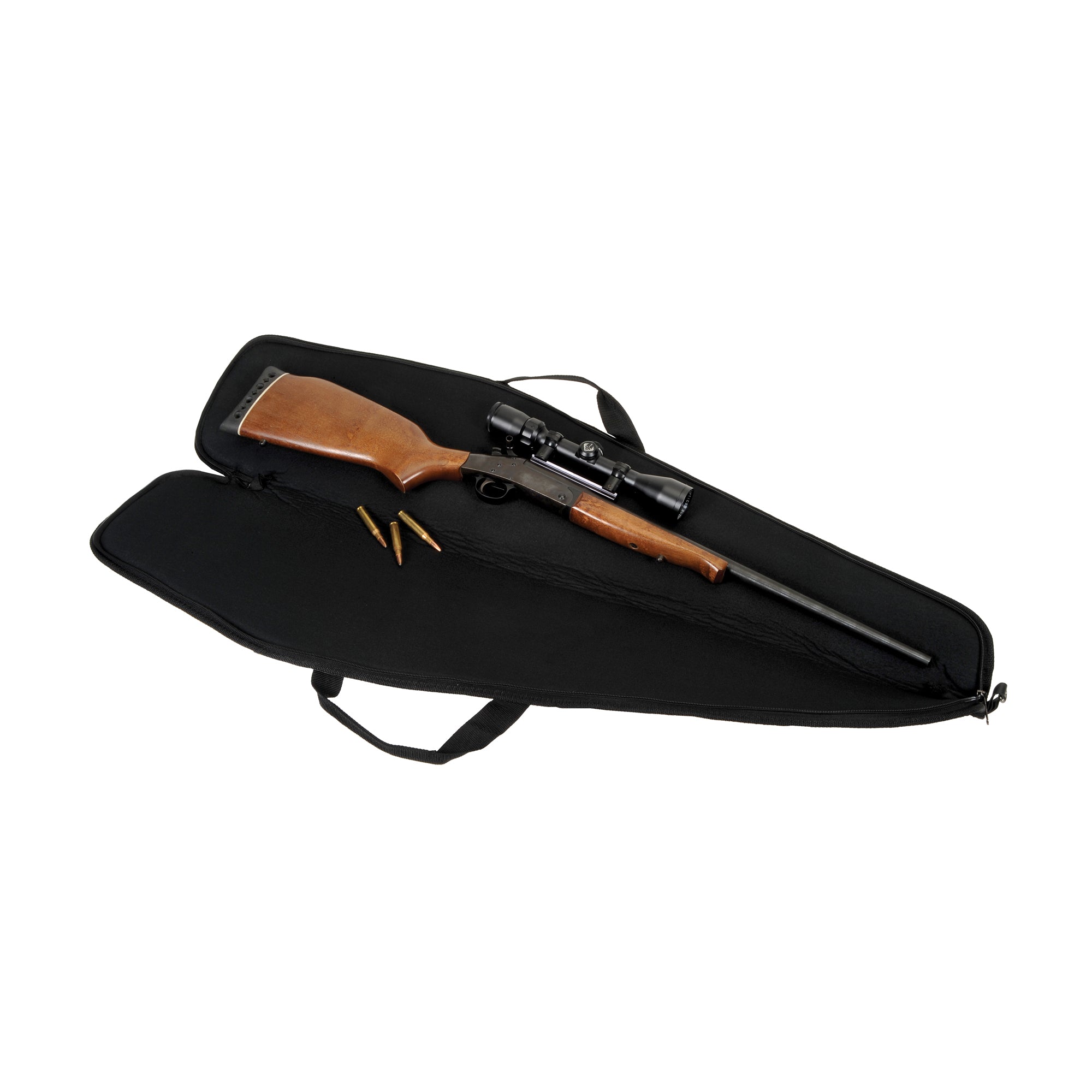 US PeaceKeeper Model P12040 40-Inch Black Rifle Case with Brushed Tricot Padding