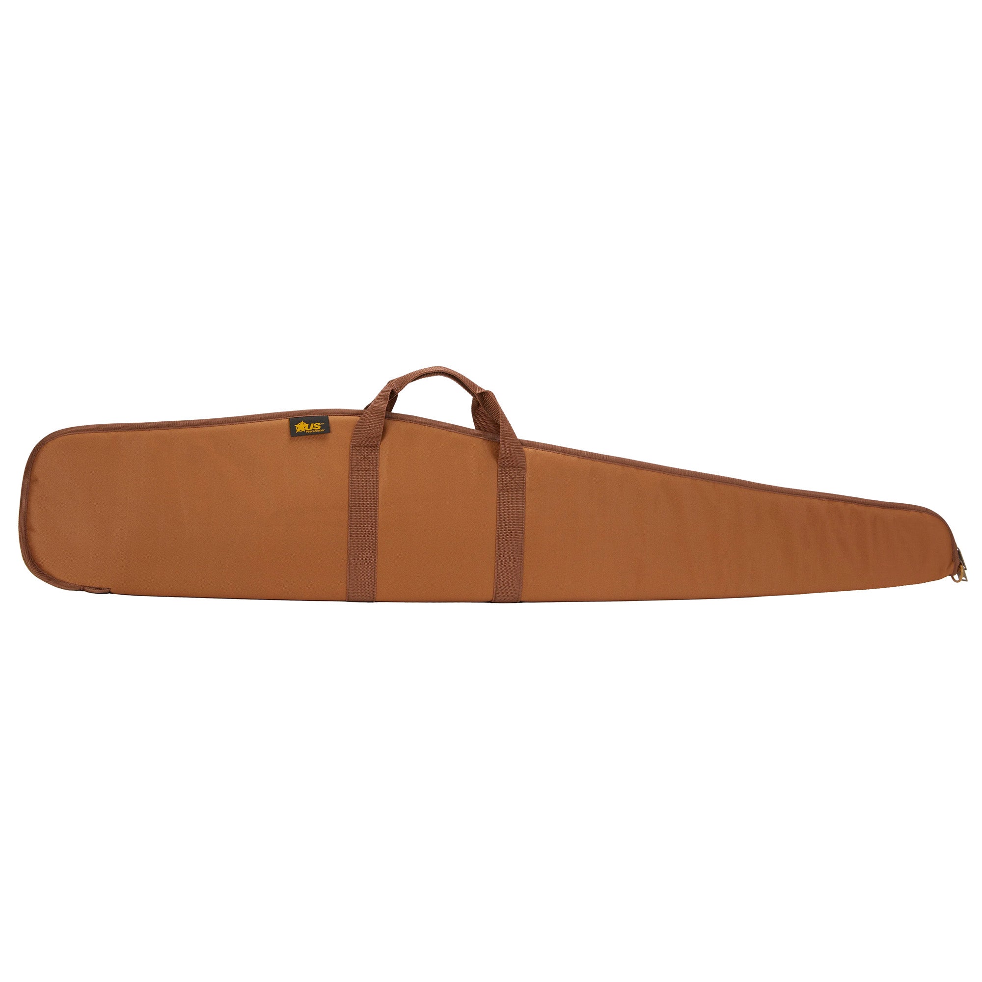 US PeaceKeeper Standard Shotgun Case 52 inches in Brown with Lockable Double Zippers