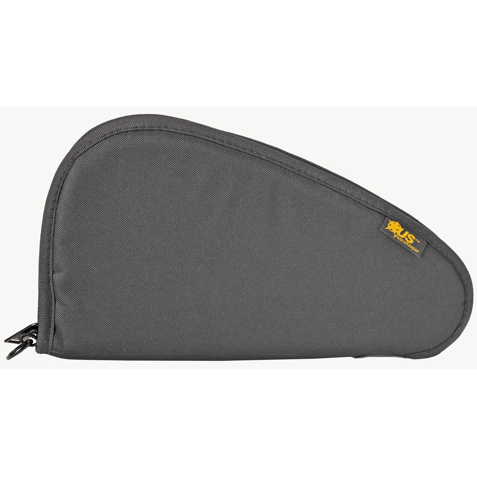 US PeaceKeeper P21009 9x6x3-inch Black Pistol Case with Lockable D-Ring and Protective Lining