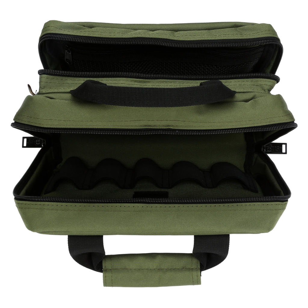 US PeaceKeeper Micro Mini Range Bag in Olive Drab Green – Compact Nylon Pistol Organizer