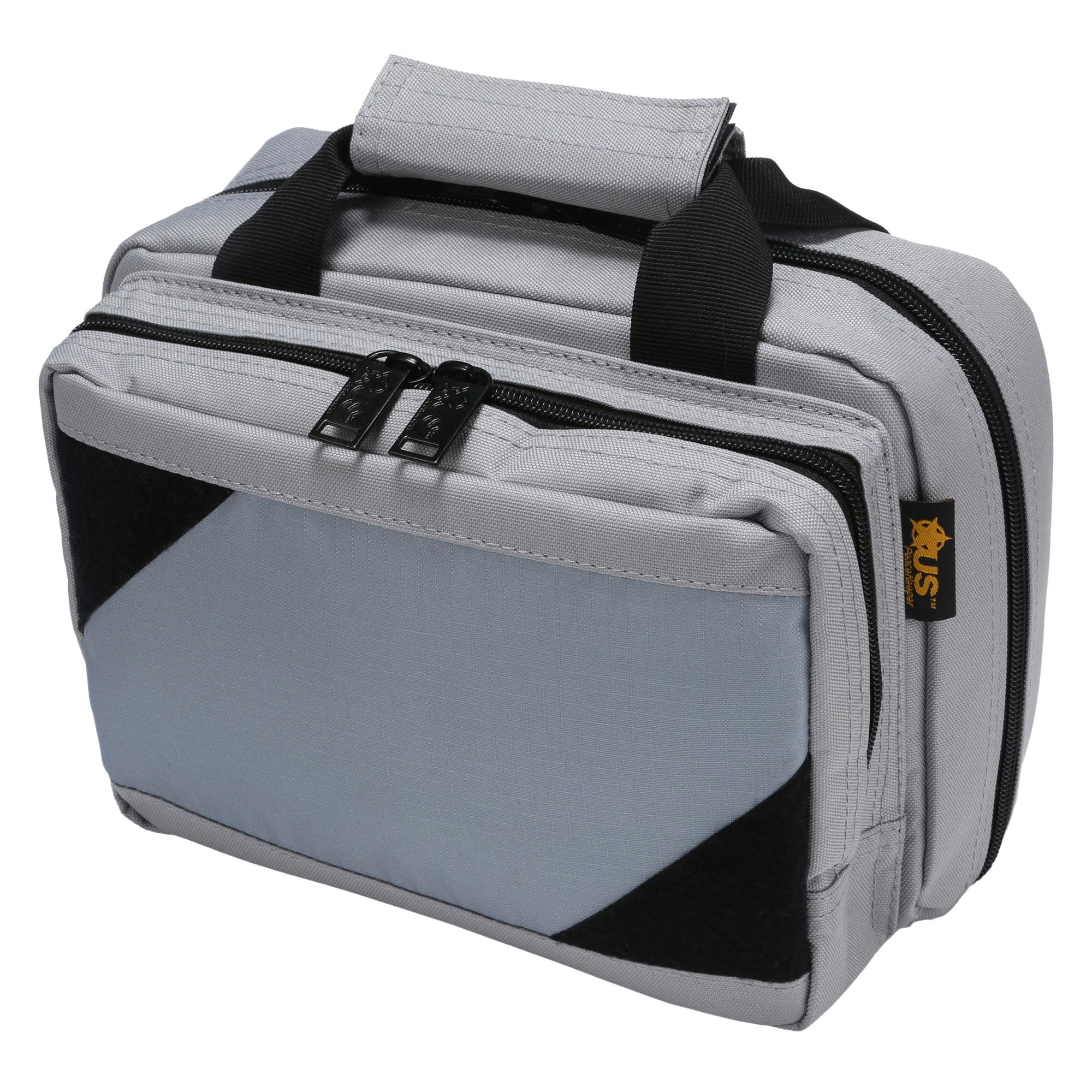 US PeaceKeeper Macro Mini Range Bag Gray - Compact Nylon Gun Storage & Organizer