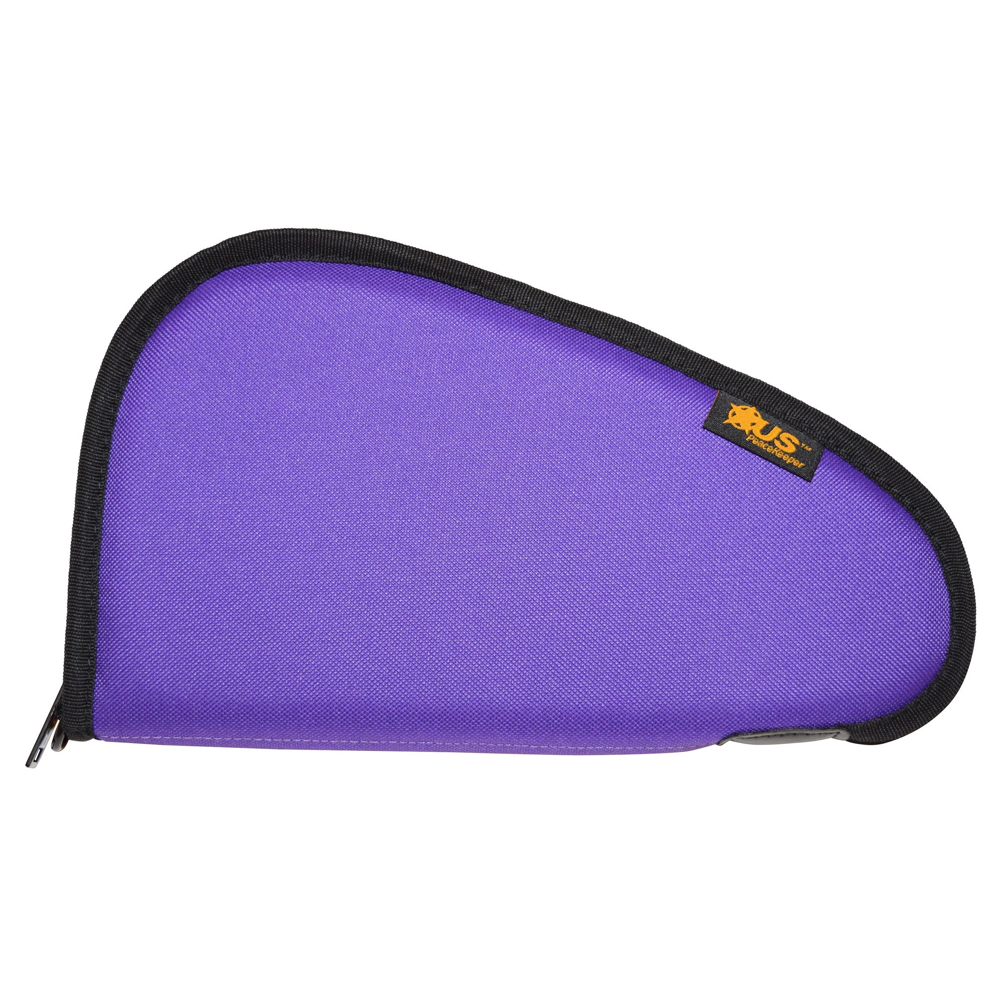 US PeaceKeeper Pistol Case 11-Inch, Purple - Durable 600 Denier Polyester with Lockable D-Ring