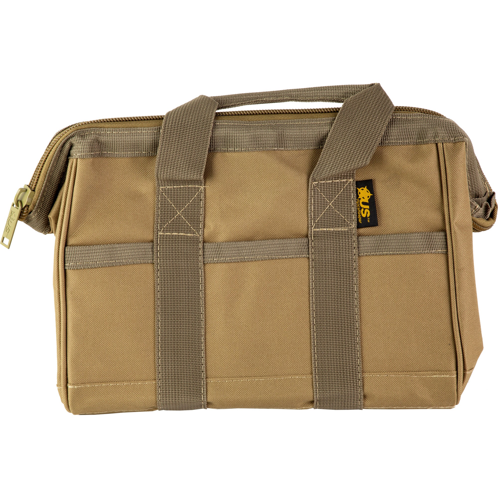 US PeaceKeeper Ammo Bag Model P43205 – Heavy-Duty 12-Gallon Range Bag in Tan with Multiple Pockets