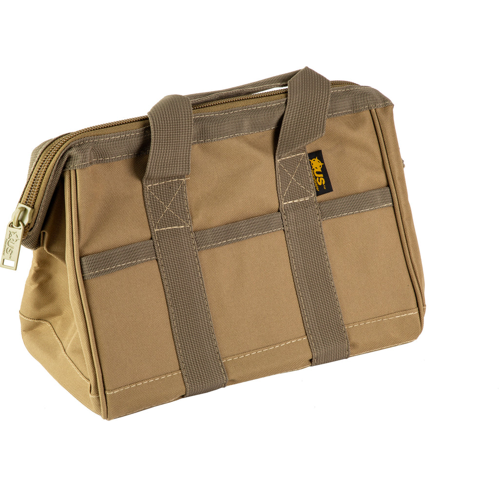 US PeaceKeeper Ammo Bag Model P43205 – Heavy-Duty 12-Gallon Range Bag in Tan with Multiple Pockets