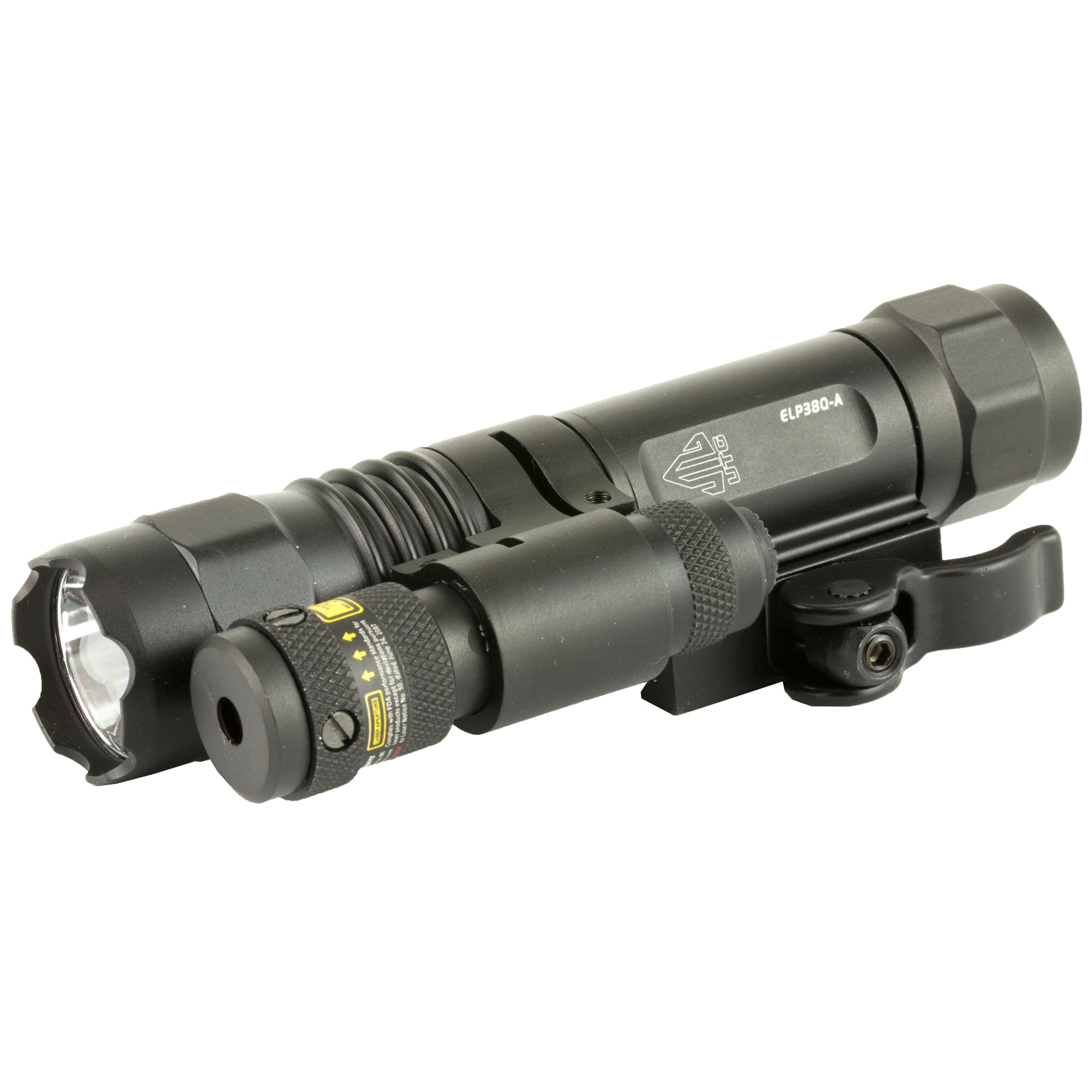 Leapers Inc. - UTG P38 Accushot Tactical Weaponlight with Red Laser and Adjustable Focus