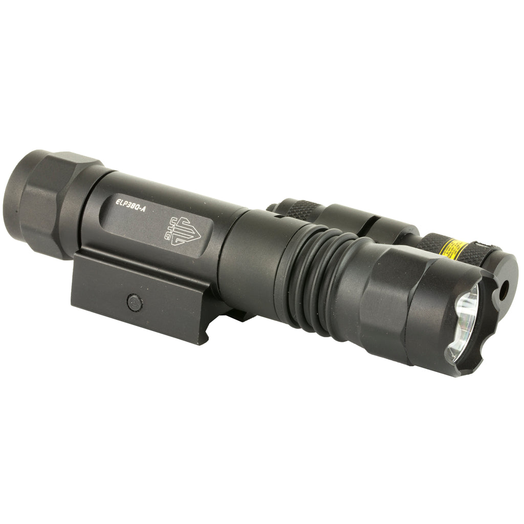 Leapers Inc. - UTG P38 Accushot Tactical Weaponlight with Red Laser and Adjustable Focus