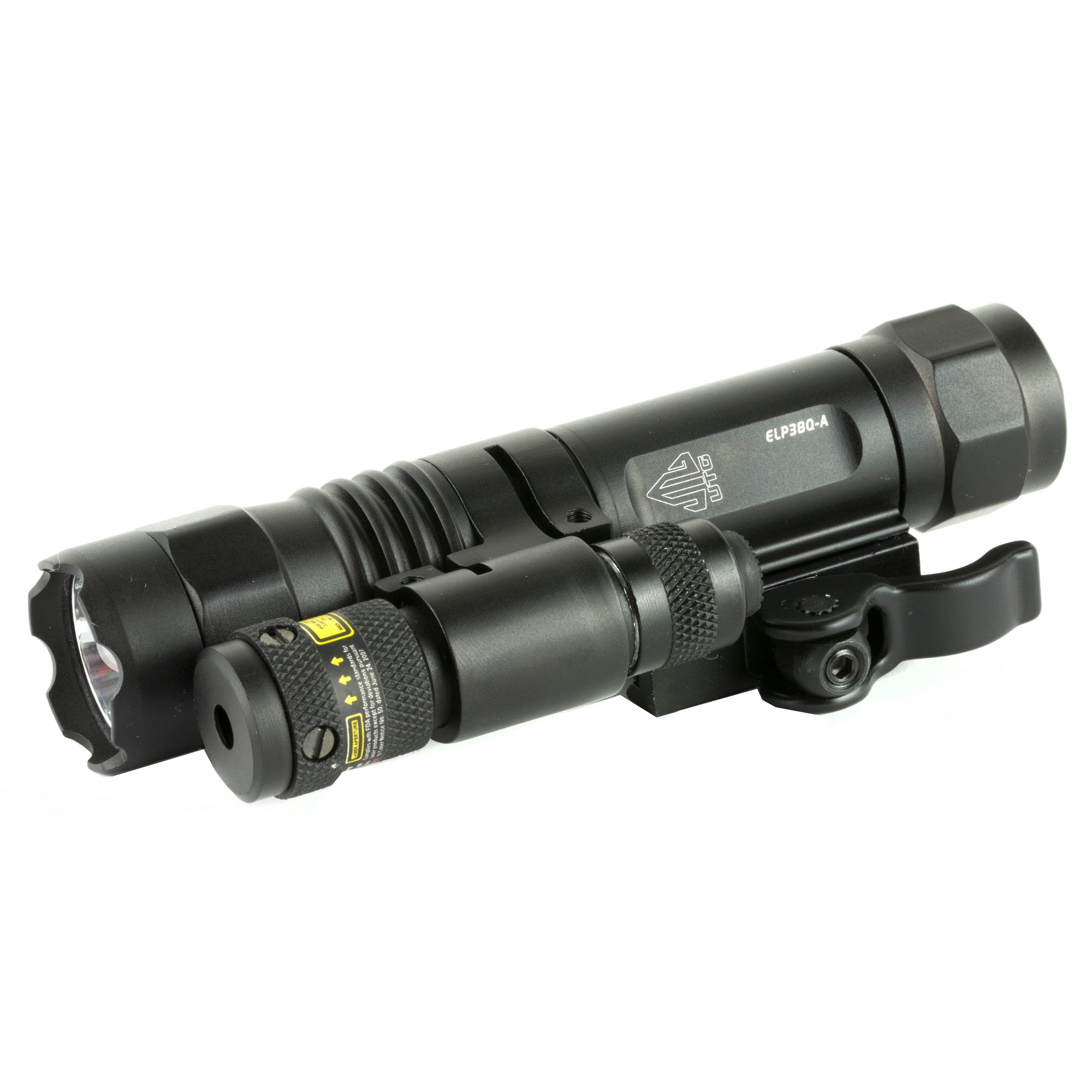 Leapers Inc. - UTG P38 Accushot Tactical Weaponlight with Red Laser and Adjustable Focus
