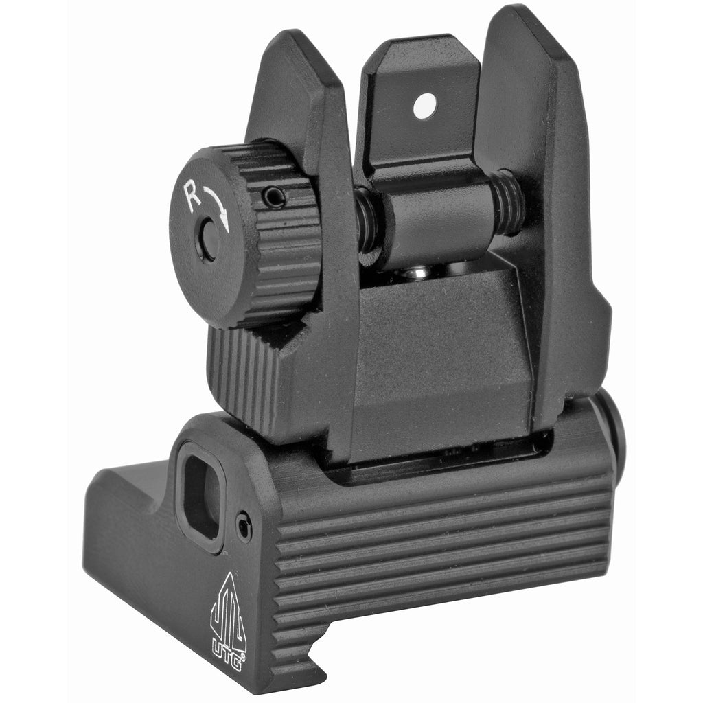 Leapers UTG MNT-957 Accu-Sync AR-15 Flip Rear Sight with Spring-Loaded Posi-Lock Button