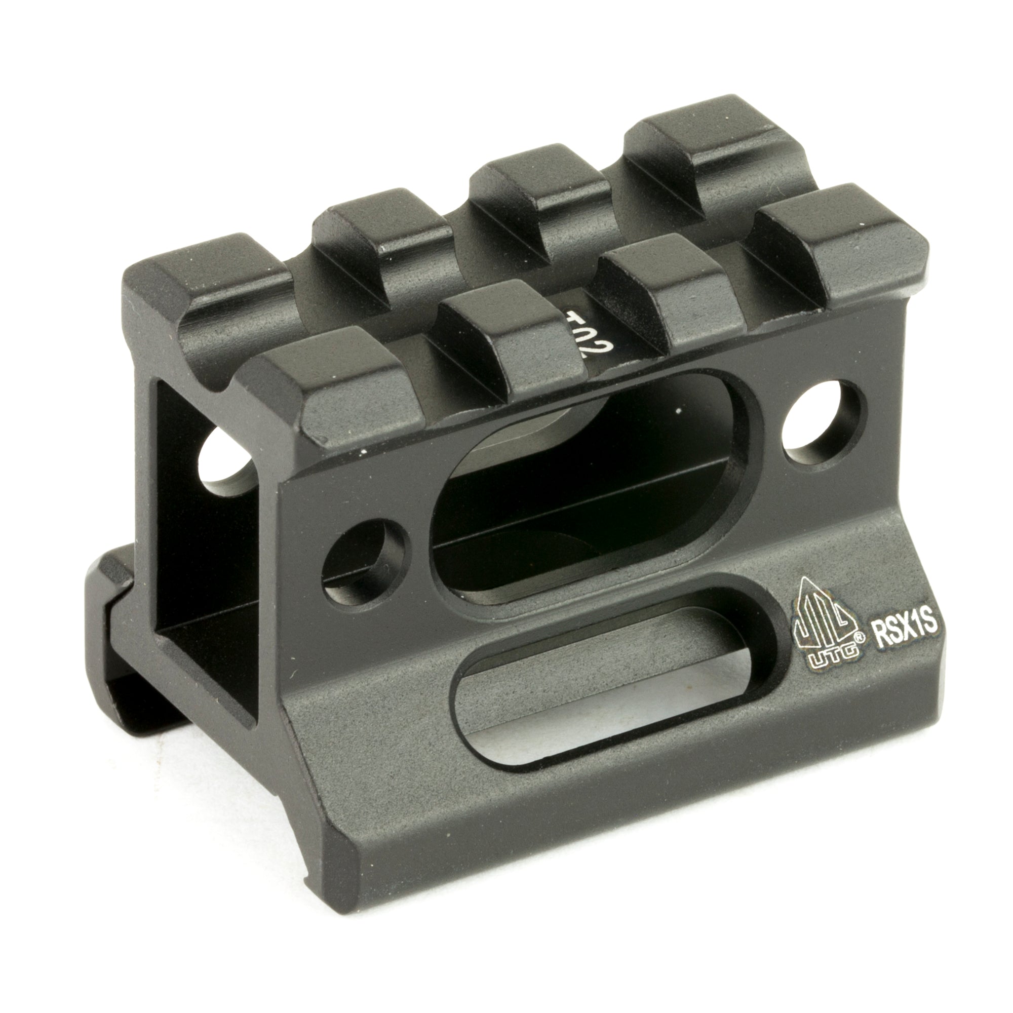 Leapers Inc. UTG UTGMT-RSX1S Super Slim Picatinny Riser Mount for Enhanced Optics Positioning