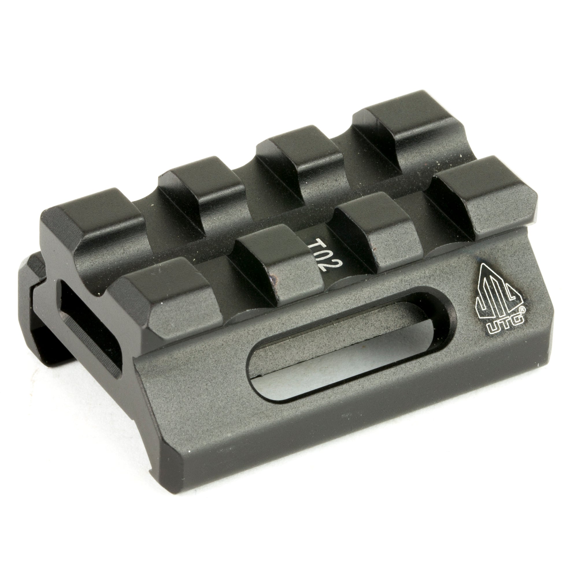 Leapers Inc. UTG SSLM Picatinny Riser Mount with 0.5 Inch Height, 3 Slots