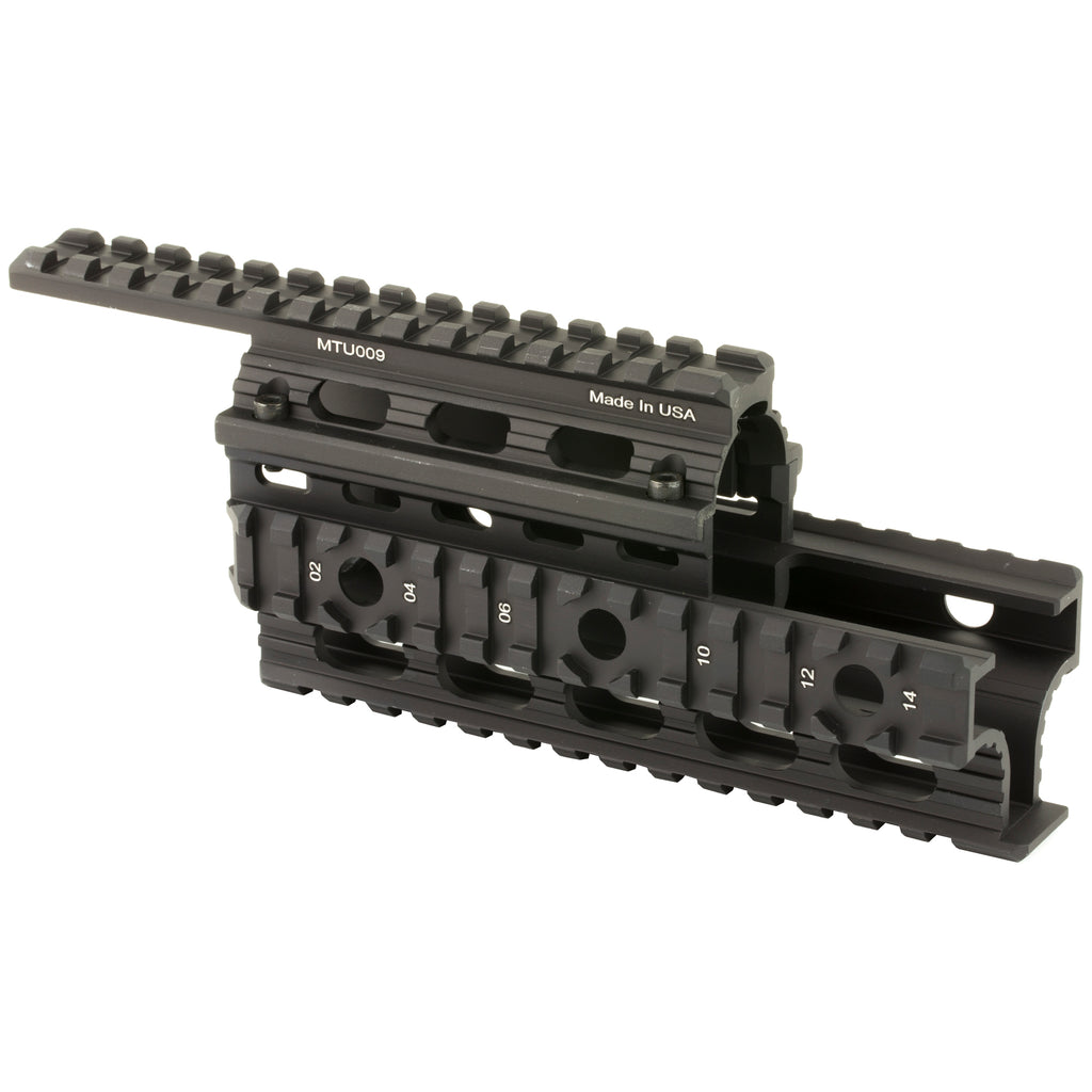 Leapers Inc. - UTG MTU009 AK-47 Quad Rail Handguard with Picatinny Rails and Rubber Guards