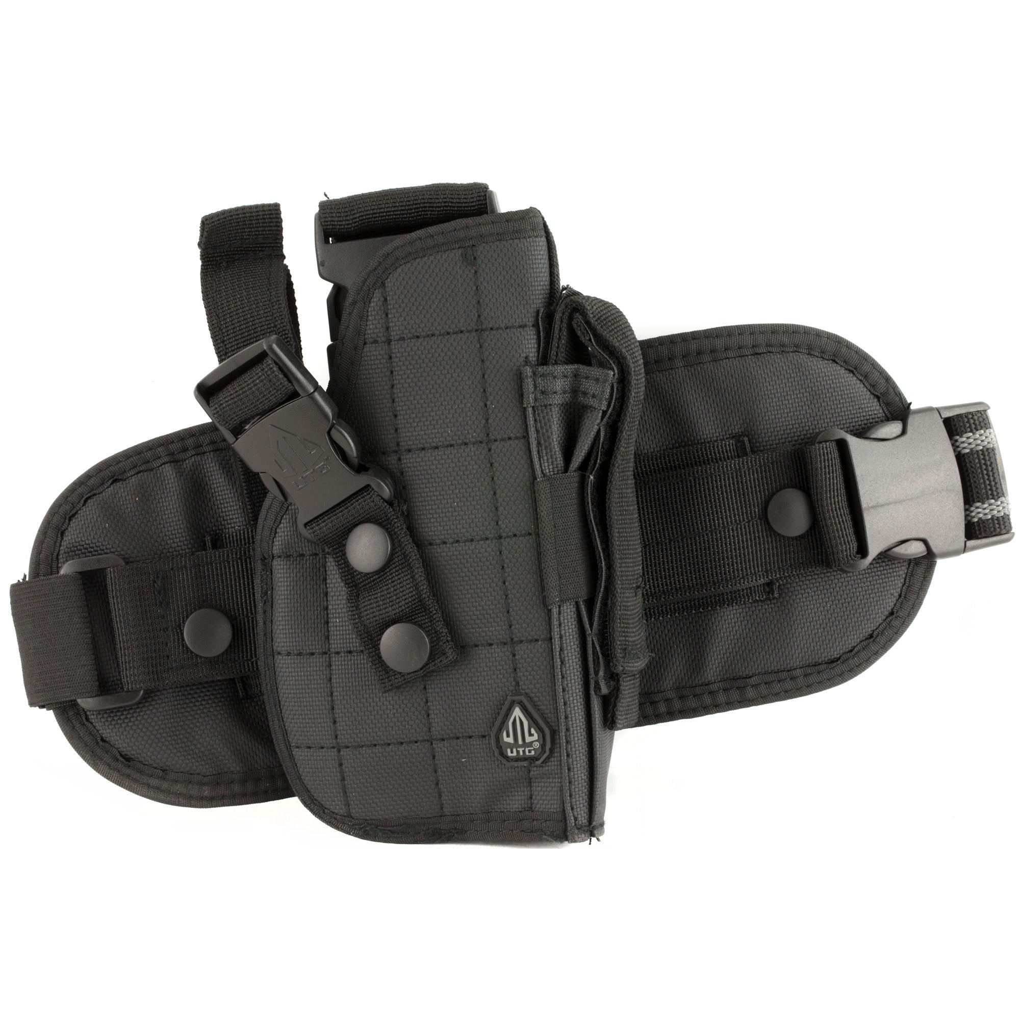 Leapers Inc. UTG Special Ops Tactical Thigh Holster for Right Hand - Black Polyester Duty Holster
