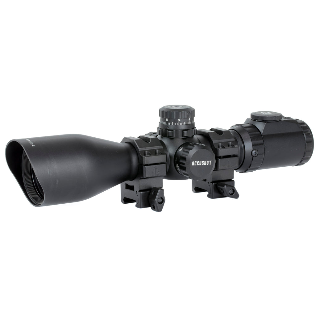 Leapers Inc. - UTG Accushot Precision Series 3-12X44 Rifle Scope with Illuminated Mil-Dot Reticle