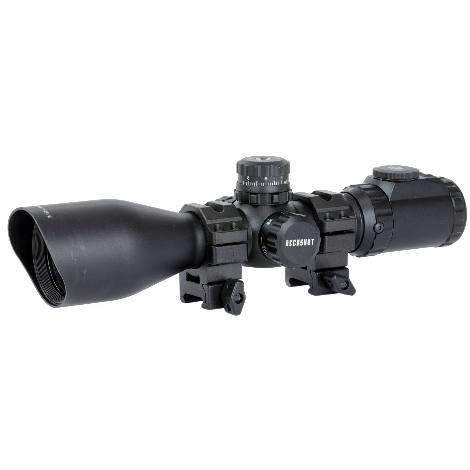 Leapers Inc. - UTG Accushot Precision Series 3-12X44 Rifle Scope with Illuminated Mil-Dot Reticle