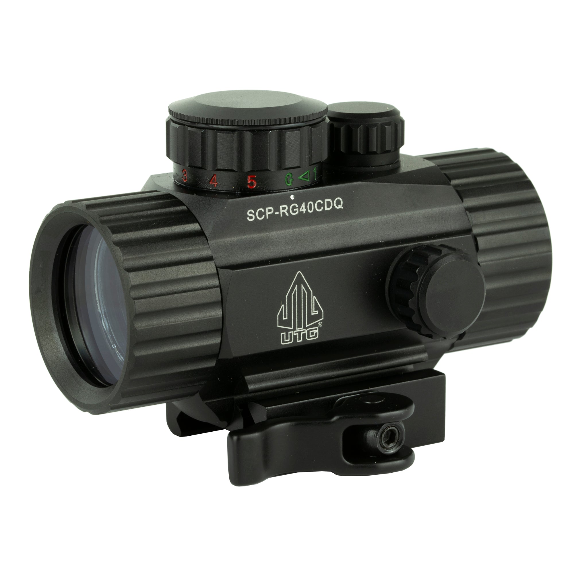 Leapers UTG 3.8 Inch ITA Red/Green Dot Sight with Quick Detach Mount and Flip-Open Lens Caps