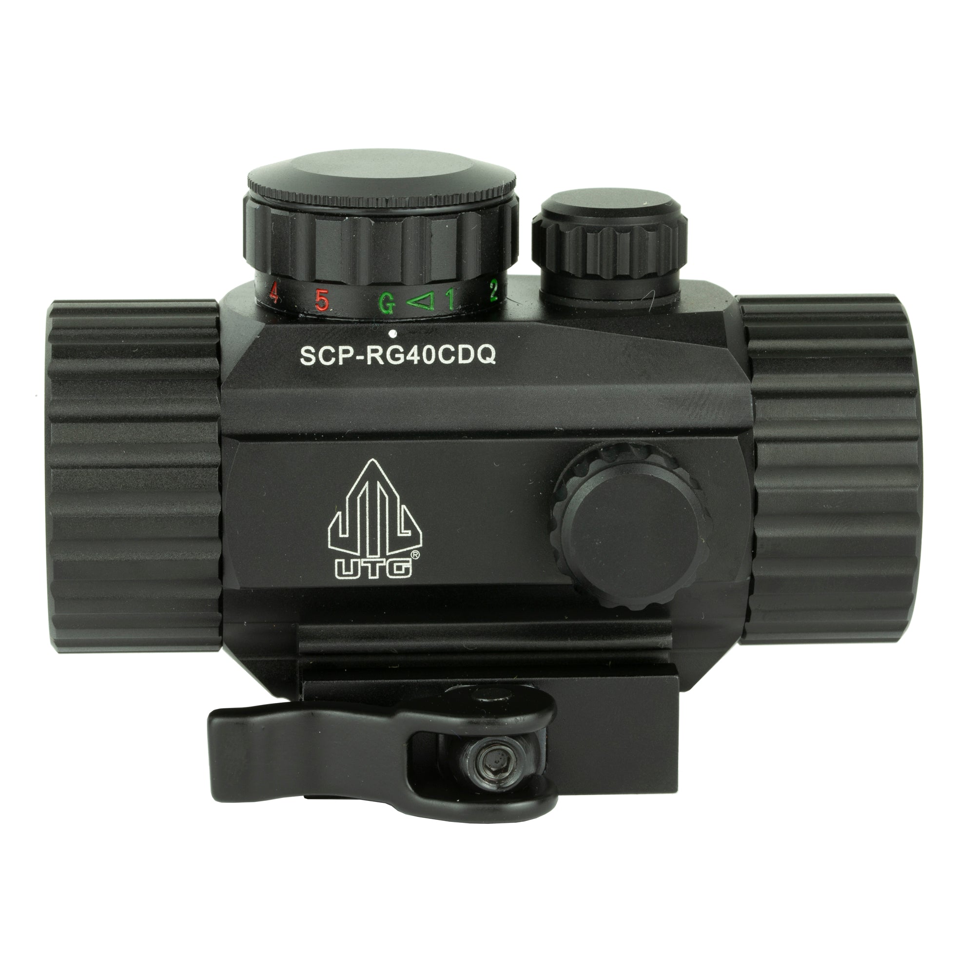 Leapers UTG 3.8 Inch ITA Red/Green Dot Sight with Quick Detach Mount and Flip-Open Lens Caps