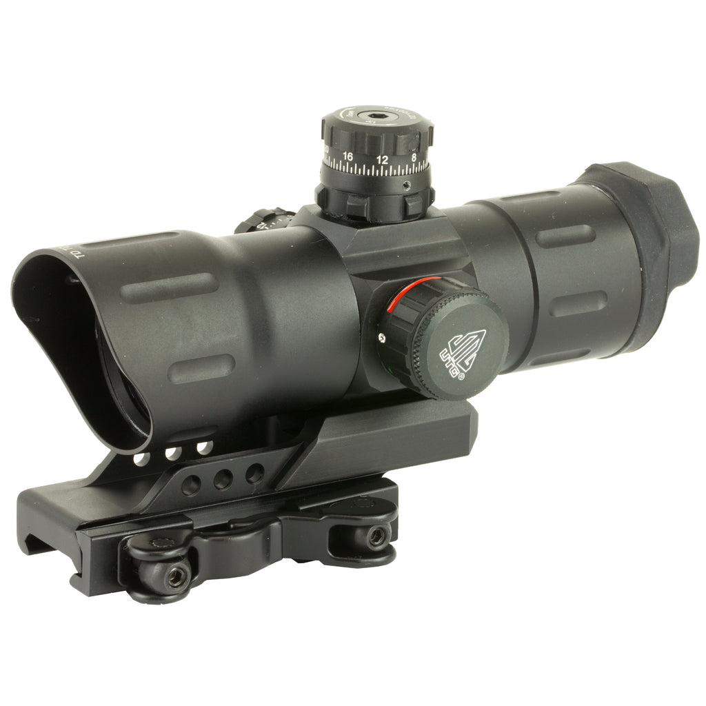 Leapers, Inc. - UTG ITA 6 1X Red Dot Sight with QD Dual Lever Lock Mount and Red/Green T-dot Reticle