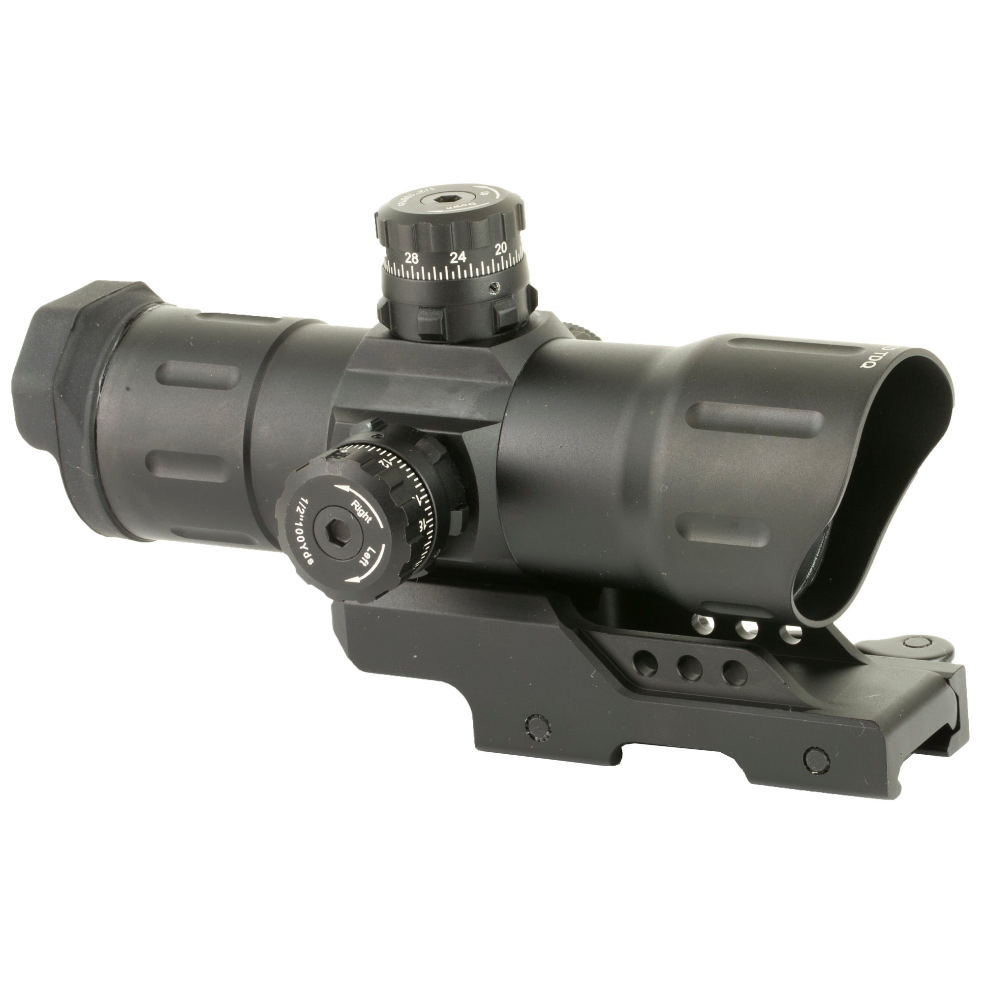 Leapers, Inc. - UTG ITA 6 1X Red Dot Sight with QD Dual Lever Lock Mount and Red/Green T-dot Reticle