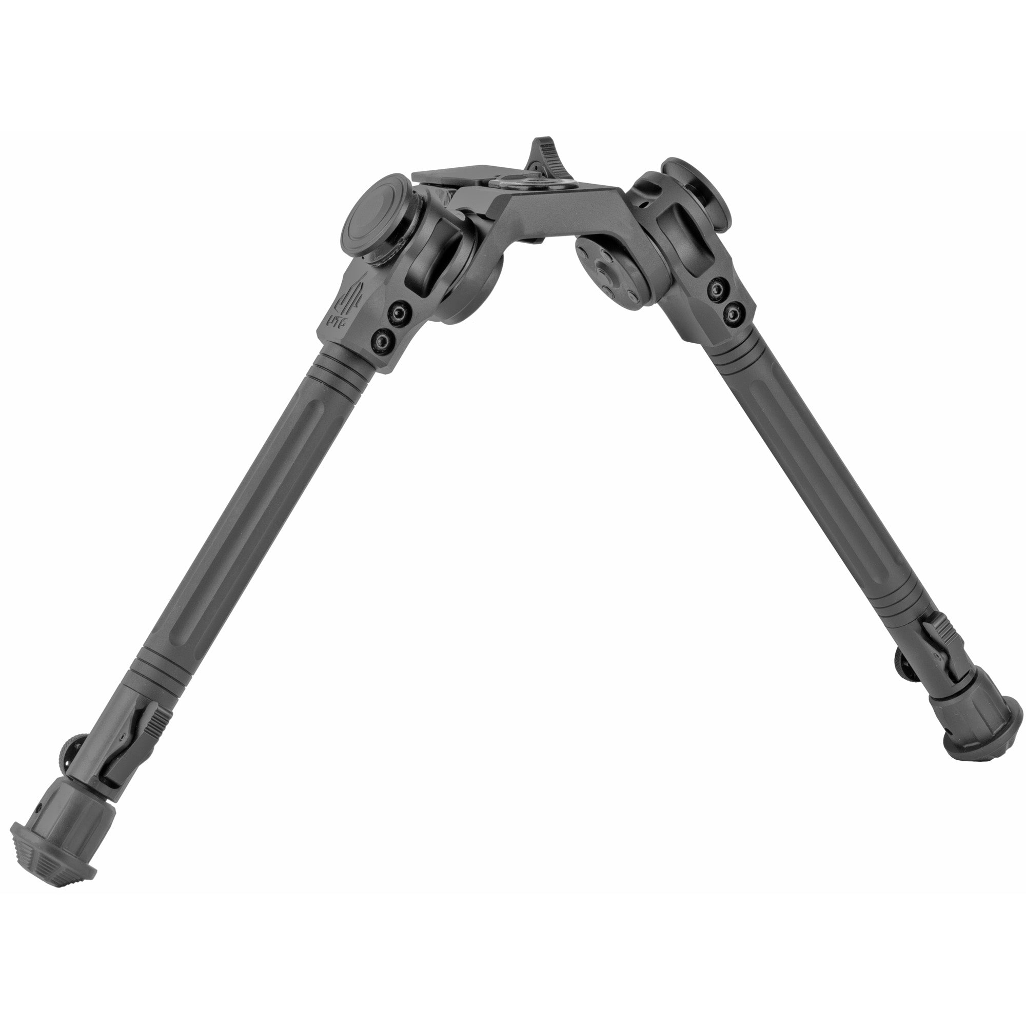Leapers Inc. - UTG TL-BPOB01-A Over Bore Picatinny Bipod with Adjustable Height and Panning