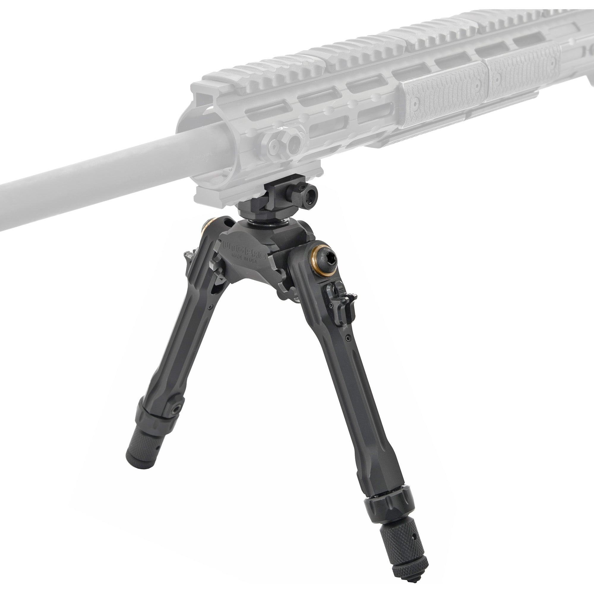 Leapers, Inc. - UTG TBNR 7-9 Inch Picatinny Bipod with Folding & Adjustable Features