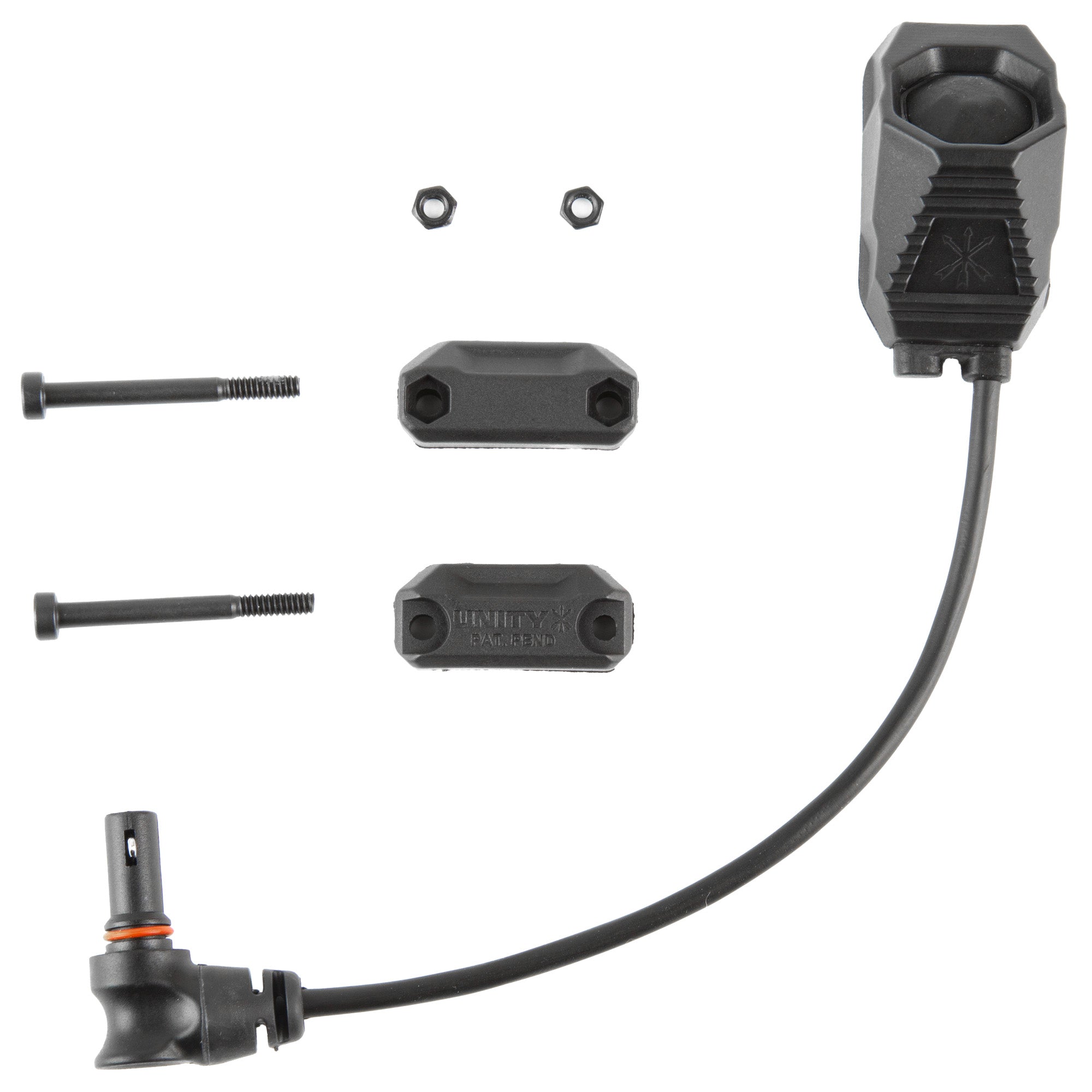 Unity Tactical AXON SL Streamlight 4.5 Black Remote Switch with 45-Degree Ergonomic Button