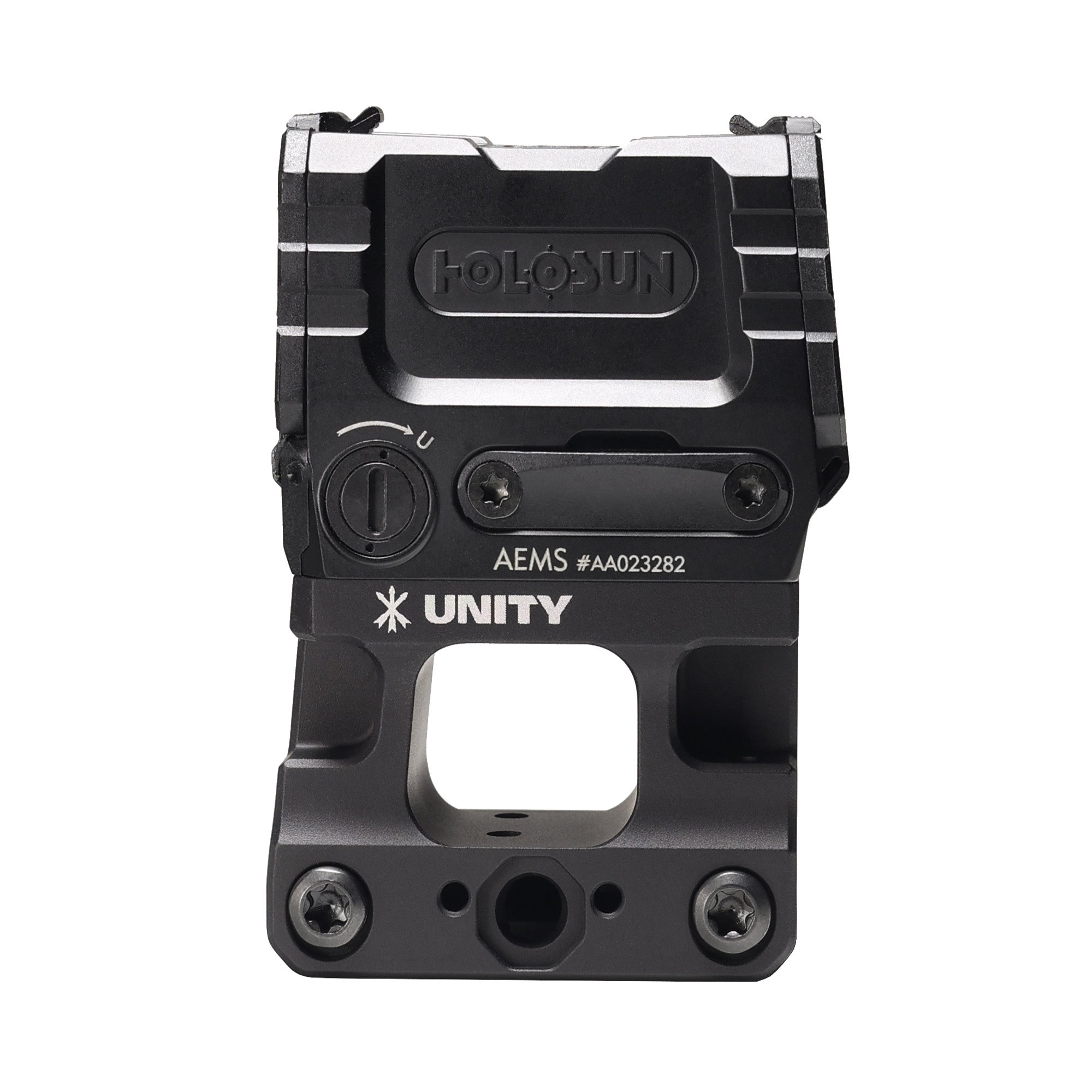 Unity Tactical FAST AEMS Mount for Holosun AEMS Optics - Black