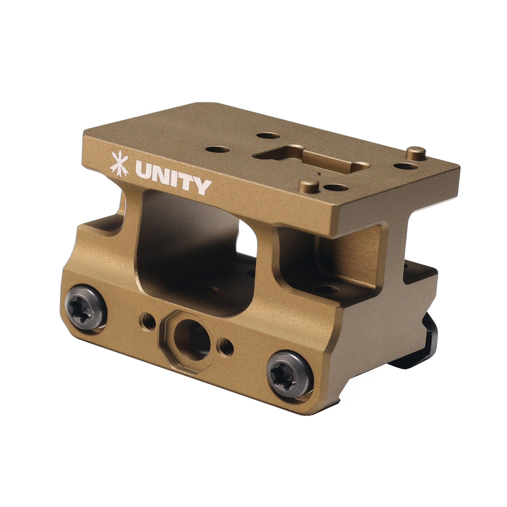 Unity Tactical FAST AEMS Flat Dark Earth Optical Mount – Quick Target Acquisition with 2.26-inch Centerline Height