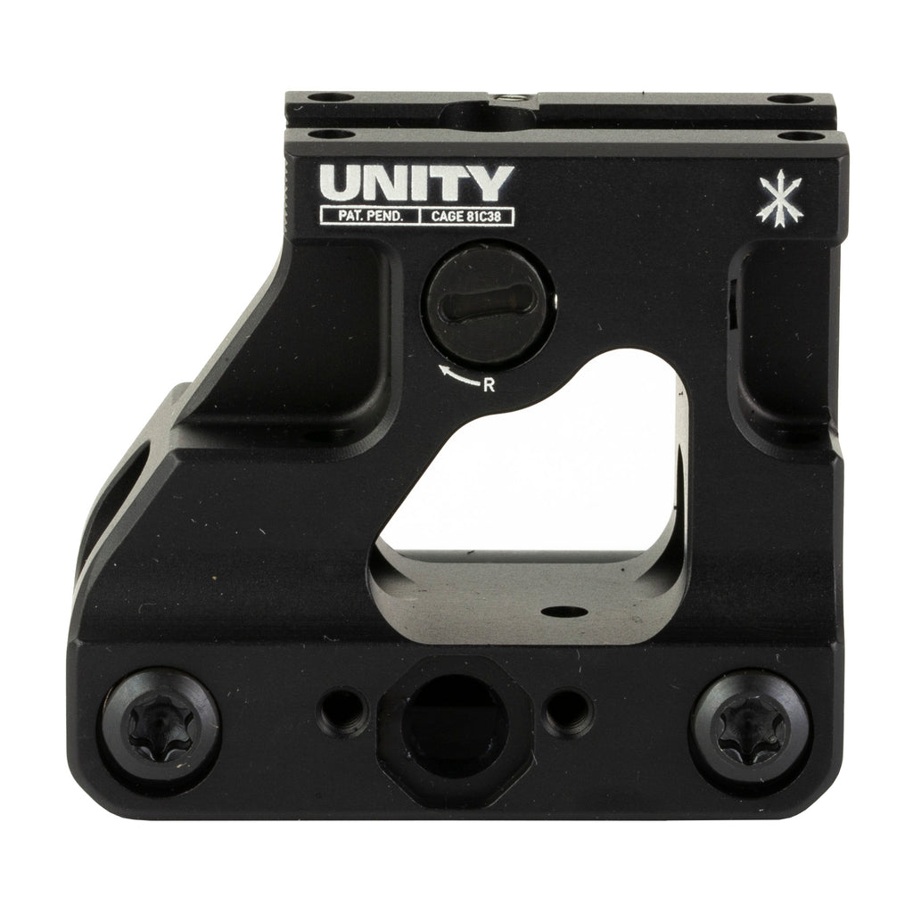 Unity Tactical FAST MRO Mount - Black, Model FST-MROB