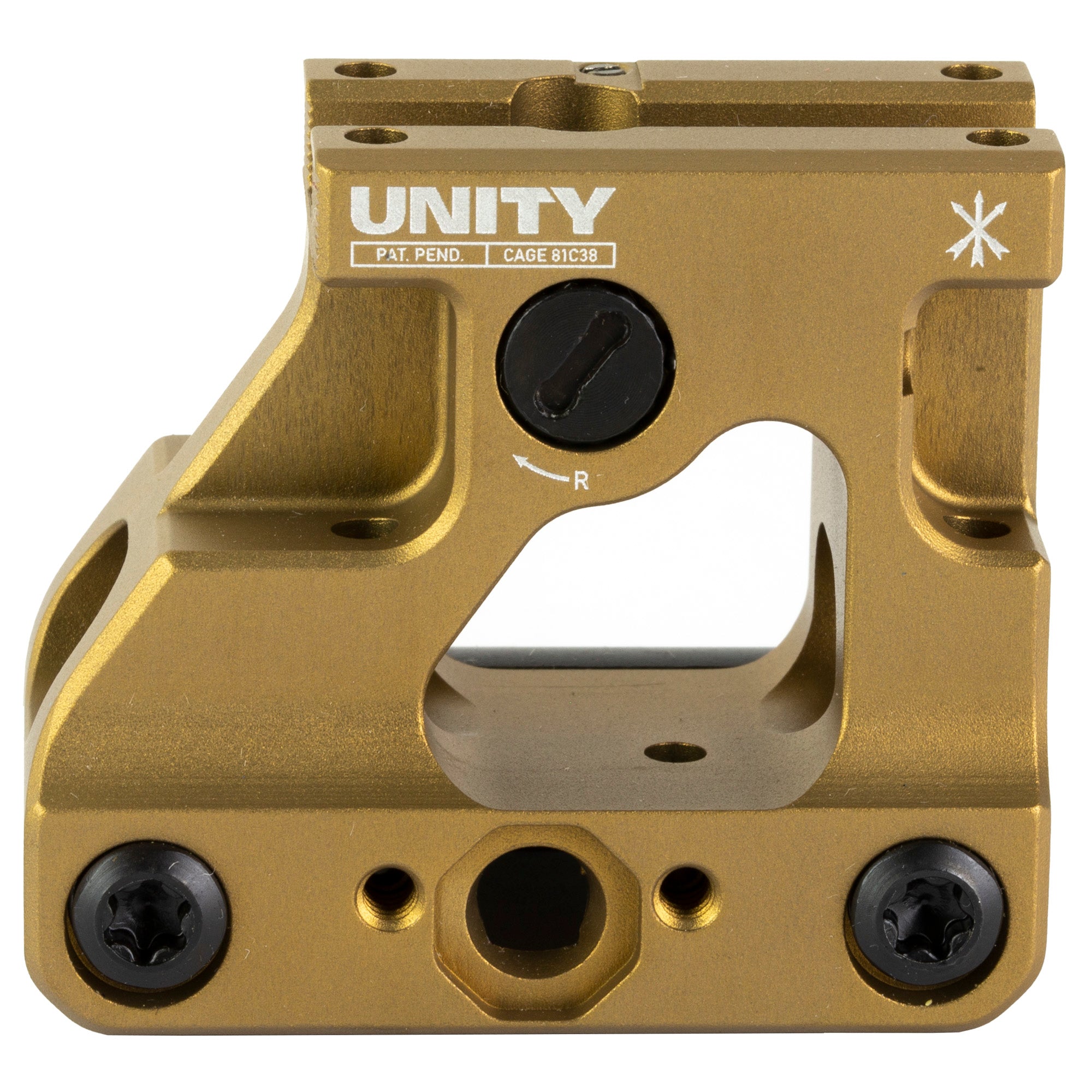 Unity Tactical FAST MRO Flat Dark Earth Mount (Model FST-MROF) for Rapid Sight Acquisition