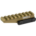 Unity Tactical FAST Optics Riser FDE - Flat Dark Earth