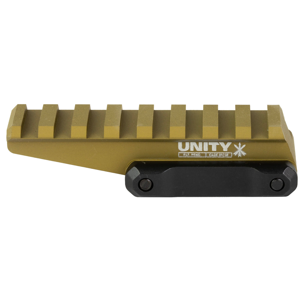 Unity Tactical FAST Optics Riser FDE - Flat Dark Earth