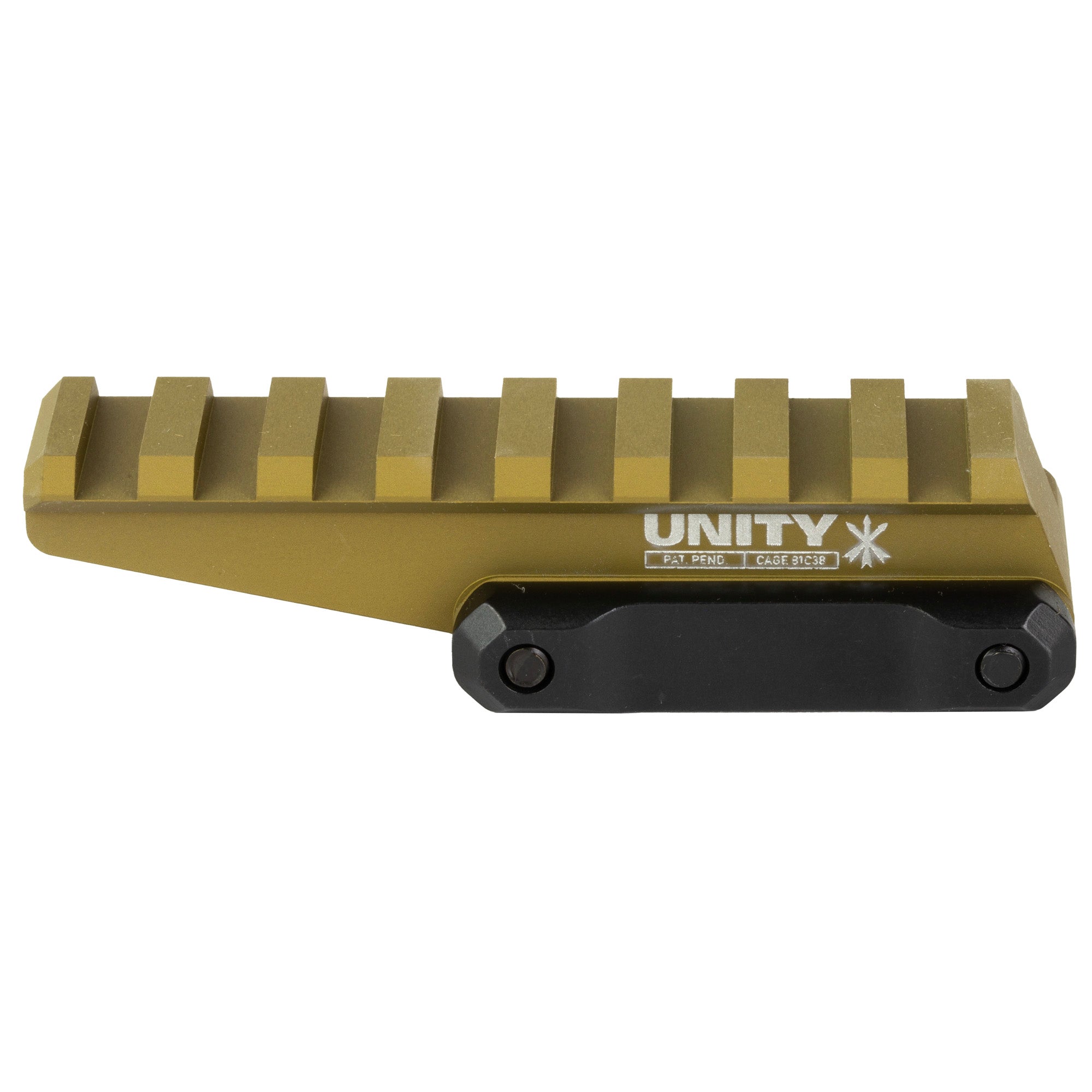 Unity Tactical FAST Optics Riser FDE - Flat Dark Earth